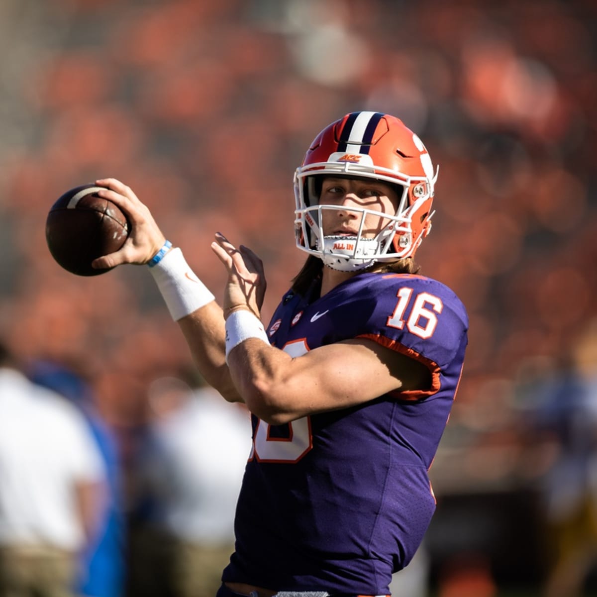 Clemson QB Trevor Lawrence addresses being drafted by the New York