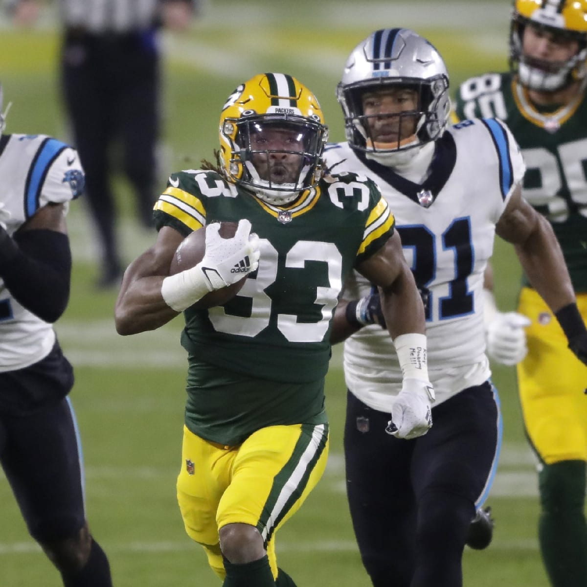 McCaffrey stopped just shy of end zone, Packers beat Panthers in