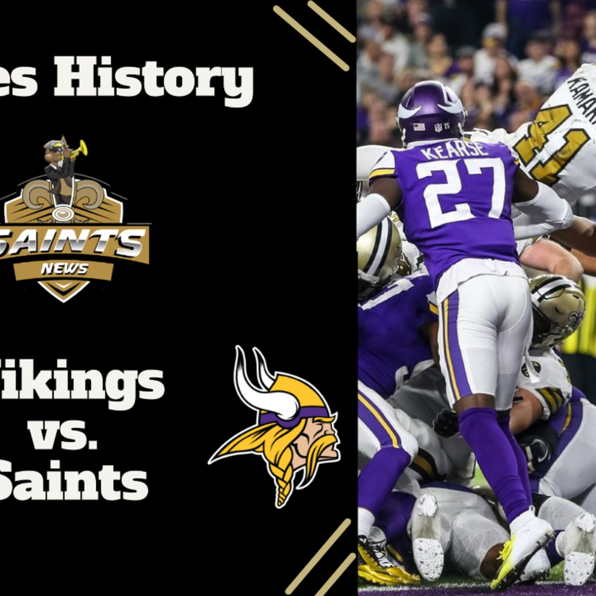 Minnesota Vikings vs. New Orleans Saints