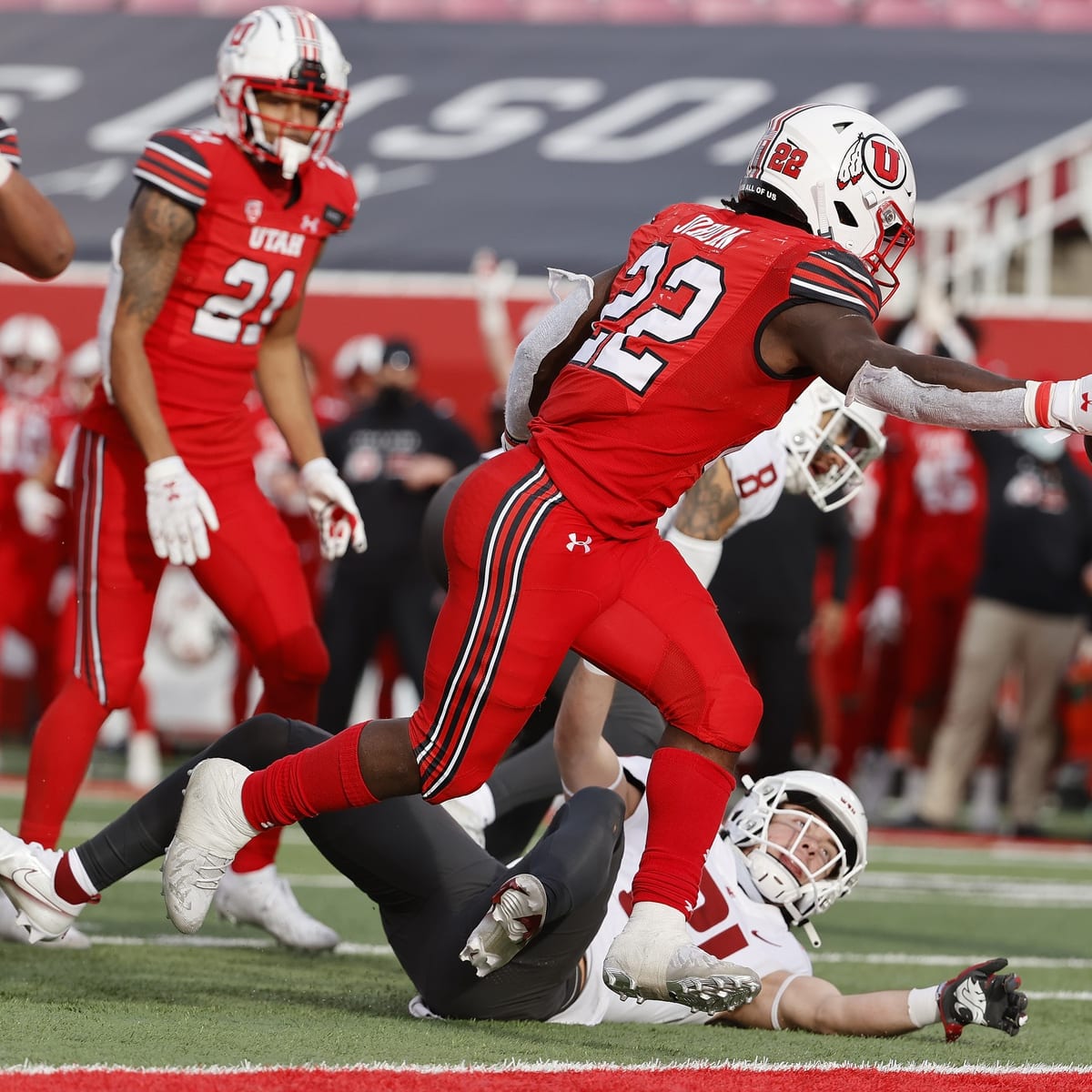 Utah football player Ty Jordan, Pac-12 offensive freshman of the