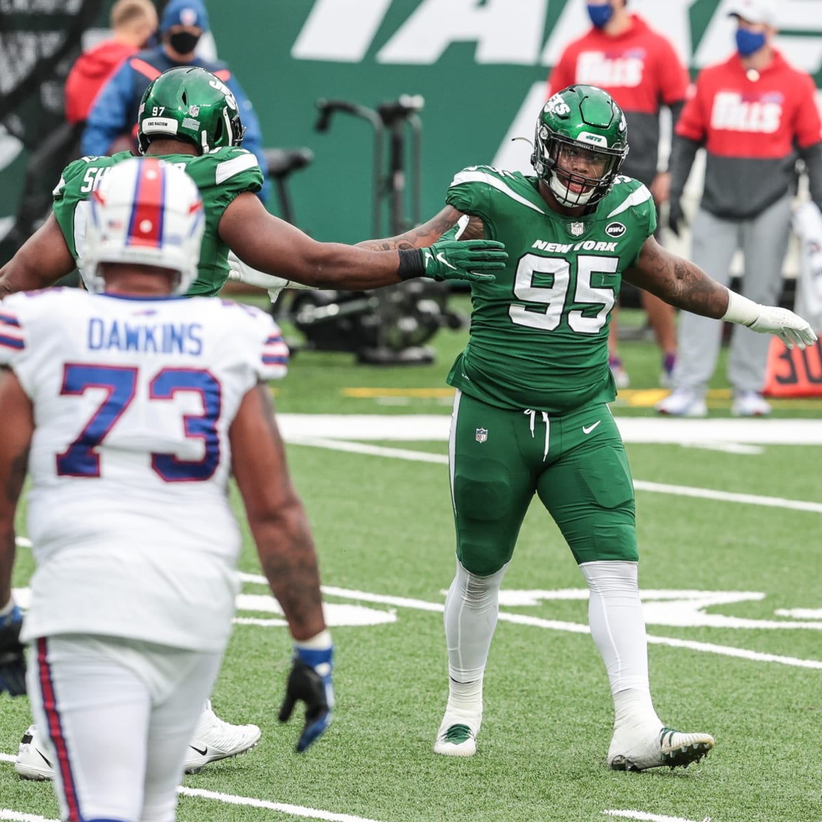 Quinnen Williams Has Heated Sideline Exchange With New York Jets Coach -  Sports Illustrated New York Jets News, Analysis and More