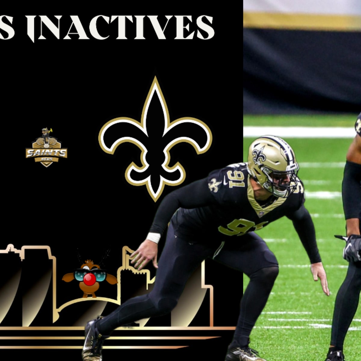 New Orleans Saints Inactives List for Week 4 Against the Vikings - Sports  Illustrated New Orleans Saints News, Analysis and More