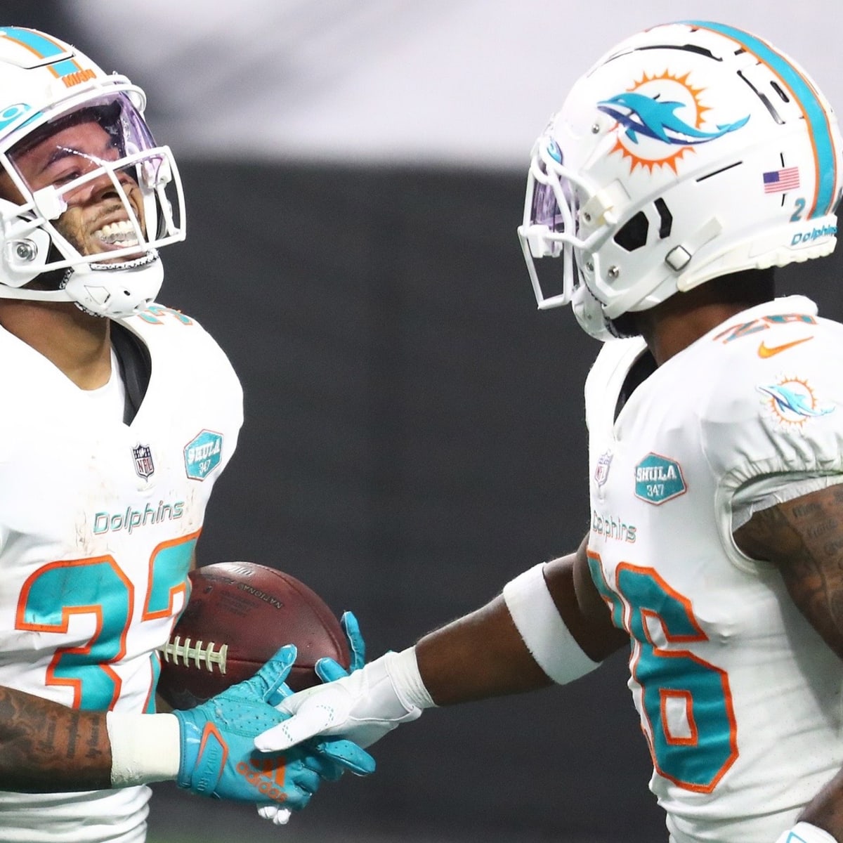 Salvon Ahmed creates a stir among the Miami Dolphins faithful