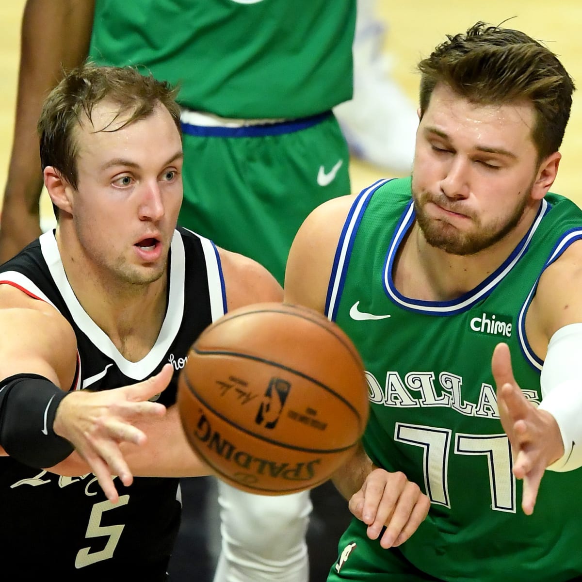 NBA Playoffs: Mavericks' Luka Doncic Sends Clippers' Paul George A Jersey -  Sports Illustrated Indiana Pacers news, analysis and more