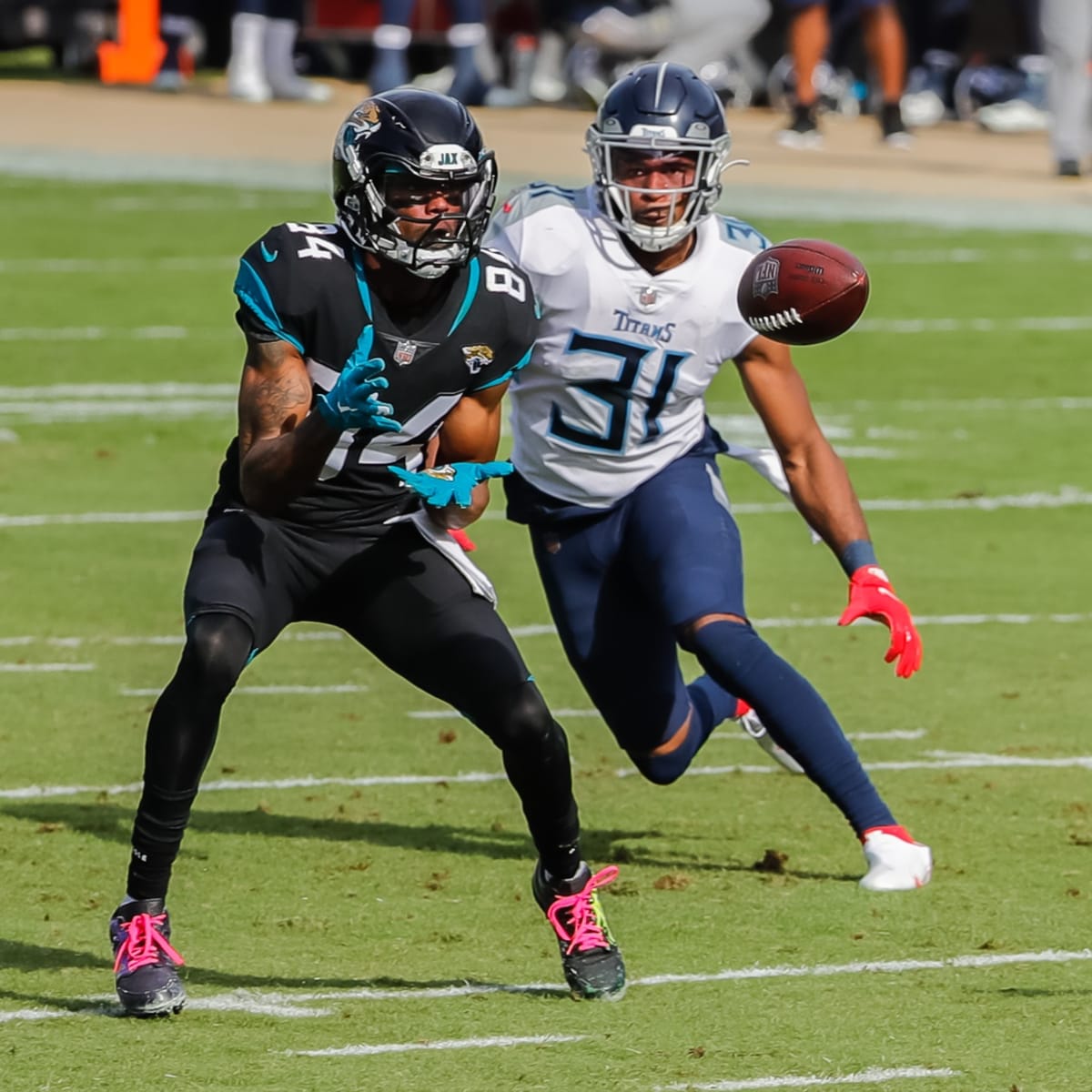 Chaisson discusses how battling Jags' starting OTs has helped him