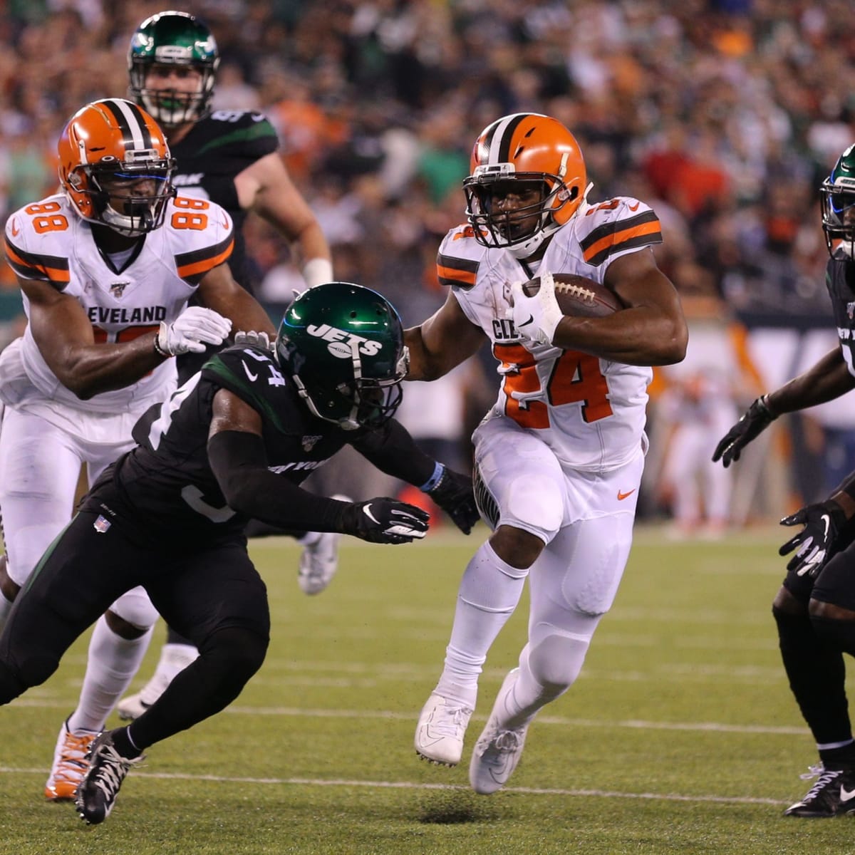 NFL Cleveland Browns def New York Jets, Odell Beckham Jr 89-yard