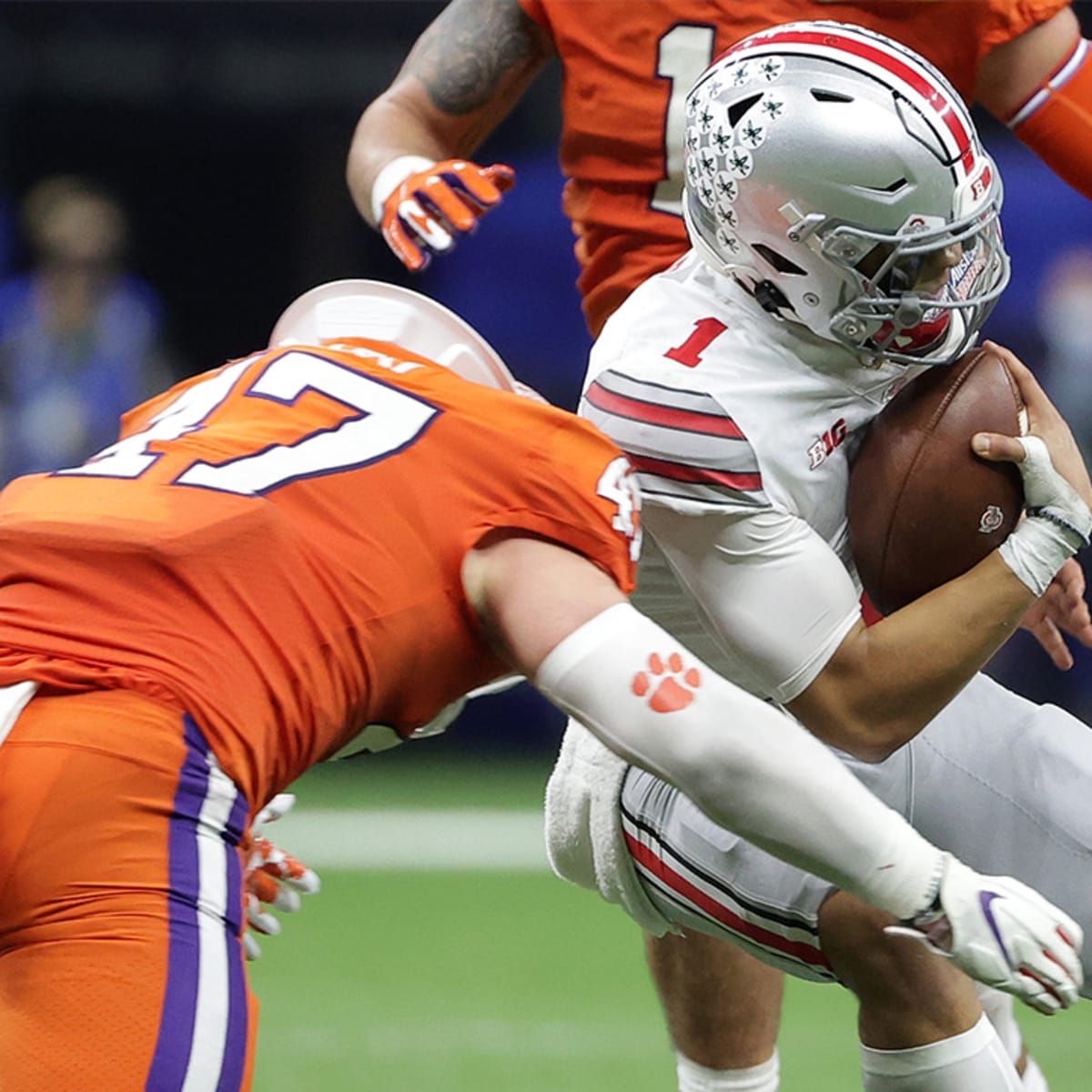 Ohio State's Justin Fields 'not 100 percent' due to painful injury