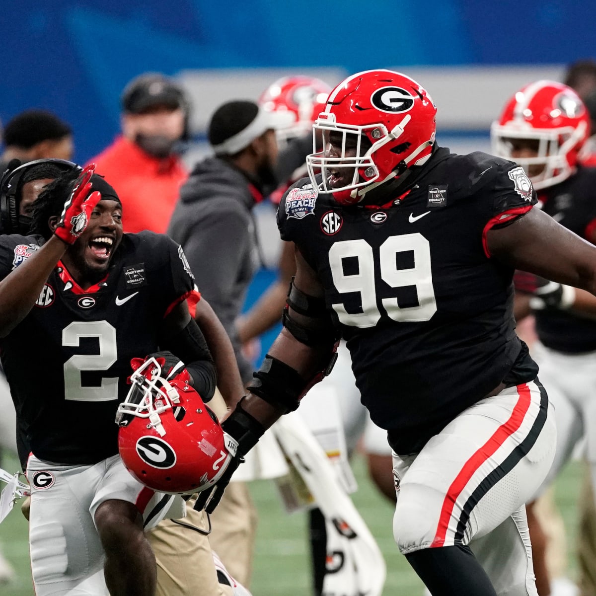 georgia football peach bowl