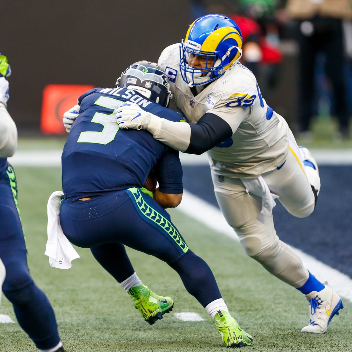 Aaron Donald looking for some payback in rematch against Seahawks - Sports  Illustrated LA Rams News, Analysis and More