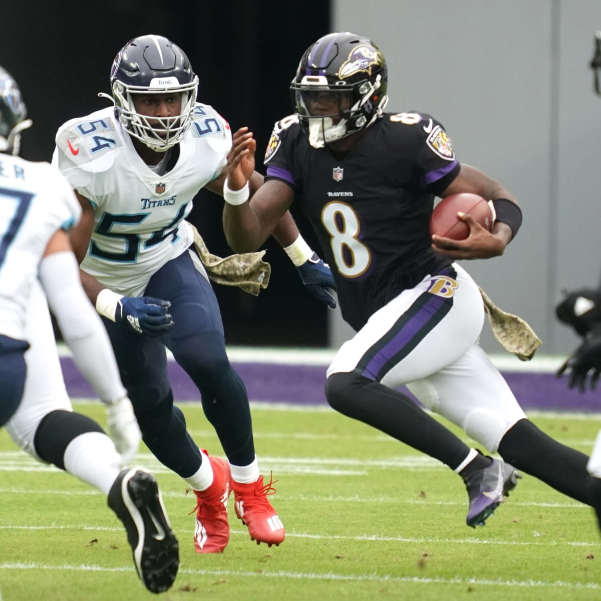 Ravens' Lamar Jackson sprints for 48-yard TD vs. Titans, second longest by  a QB in NFL playoff history