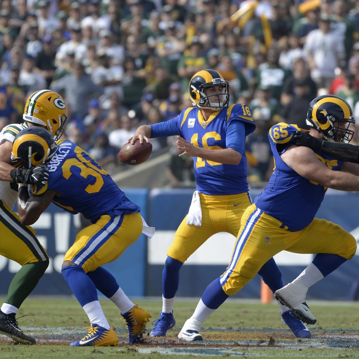 Rams To Start Jared Goff Vs. Packers