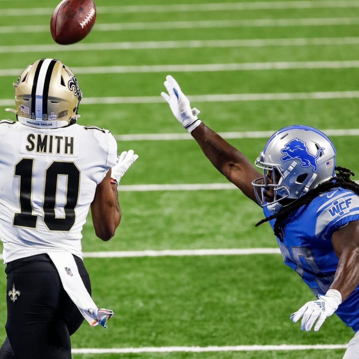 The Saints placed WR Tre'Quan Smith (groin) on injured reserve