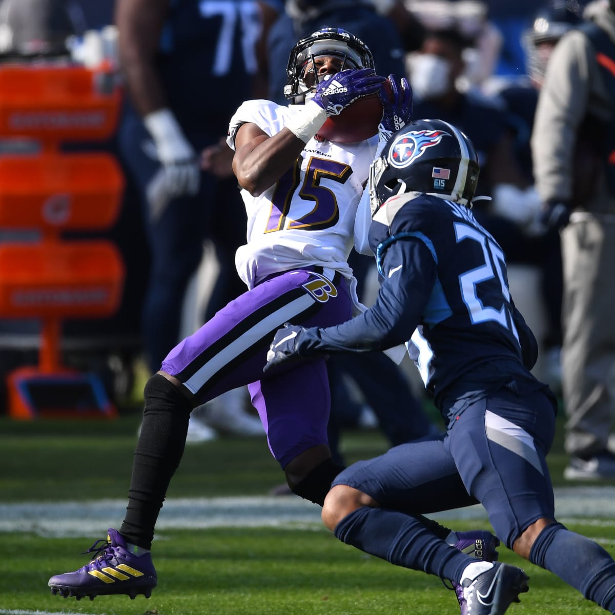 Ravens WR Marquise Brown switching to No. 5, last worn by QB Joe Flacco