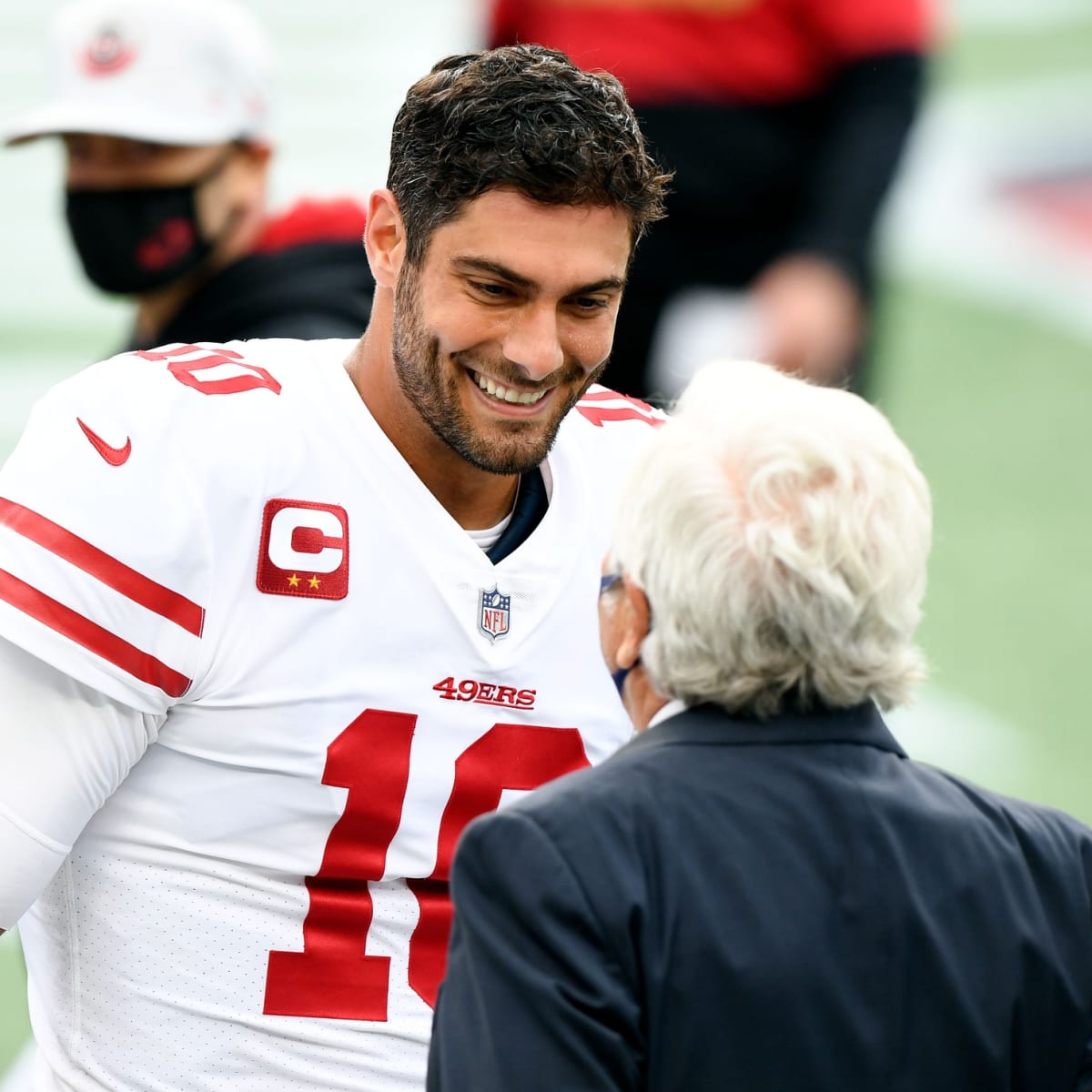 49ers QB Jimmy Garoppolo discusses persistent Patriots trade