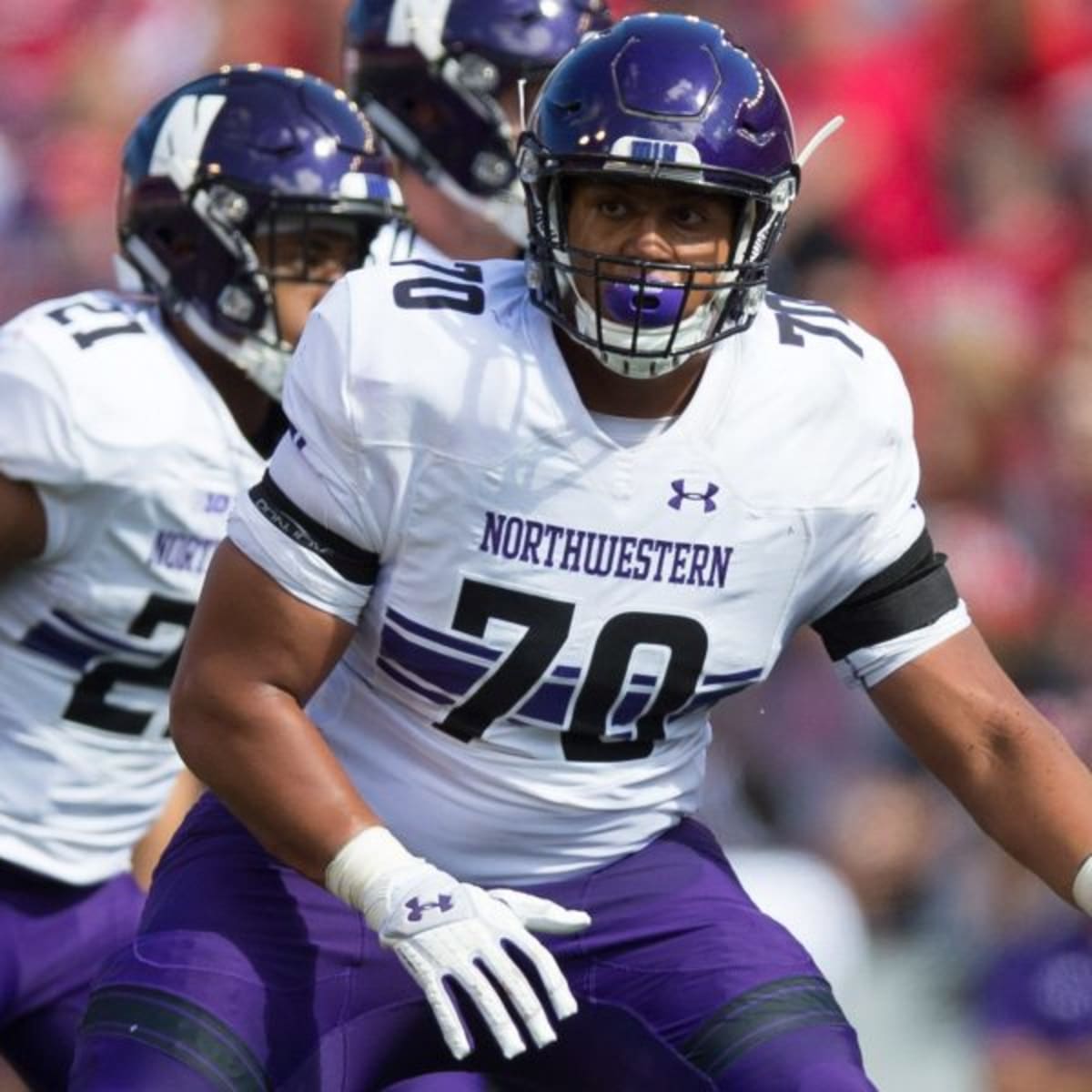 Interview with Northwestern offensive lineman Rashawn Slater