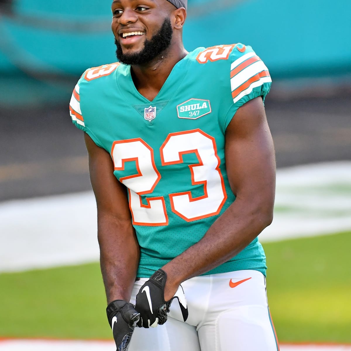 Get the ball, Noah,' and Igbinoghene did for Dolphins 