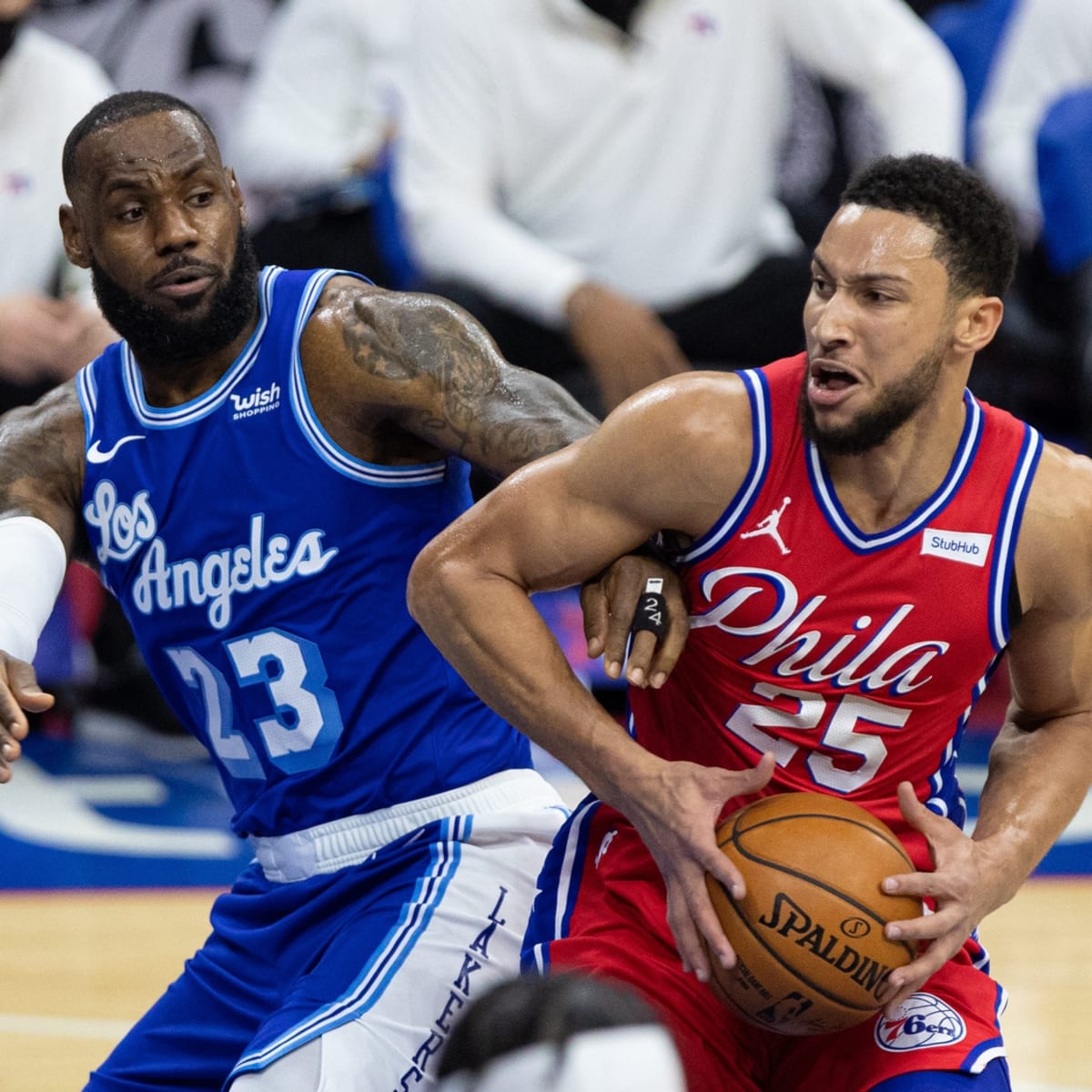 Sixers assistant Sam Cassell working with Ben Simmons on