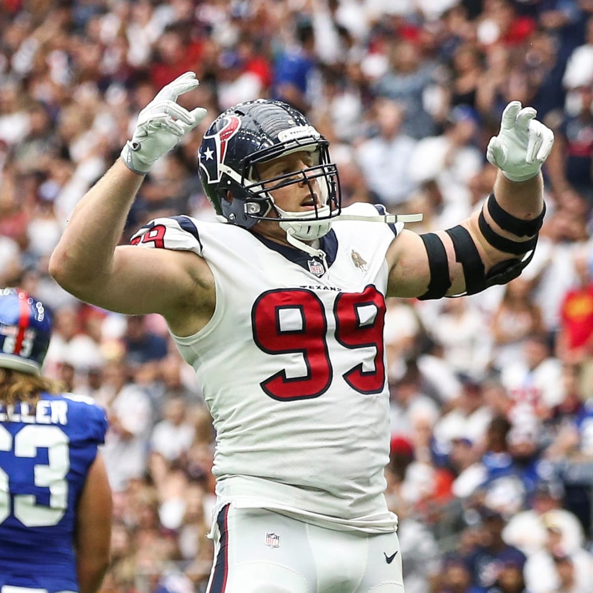 See photos of J.J. Watt in Lambeau Field on game day