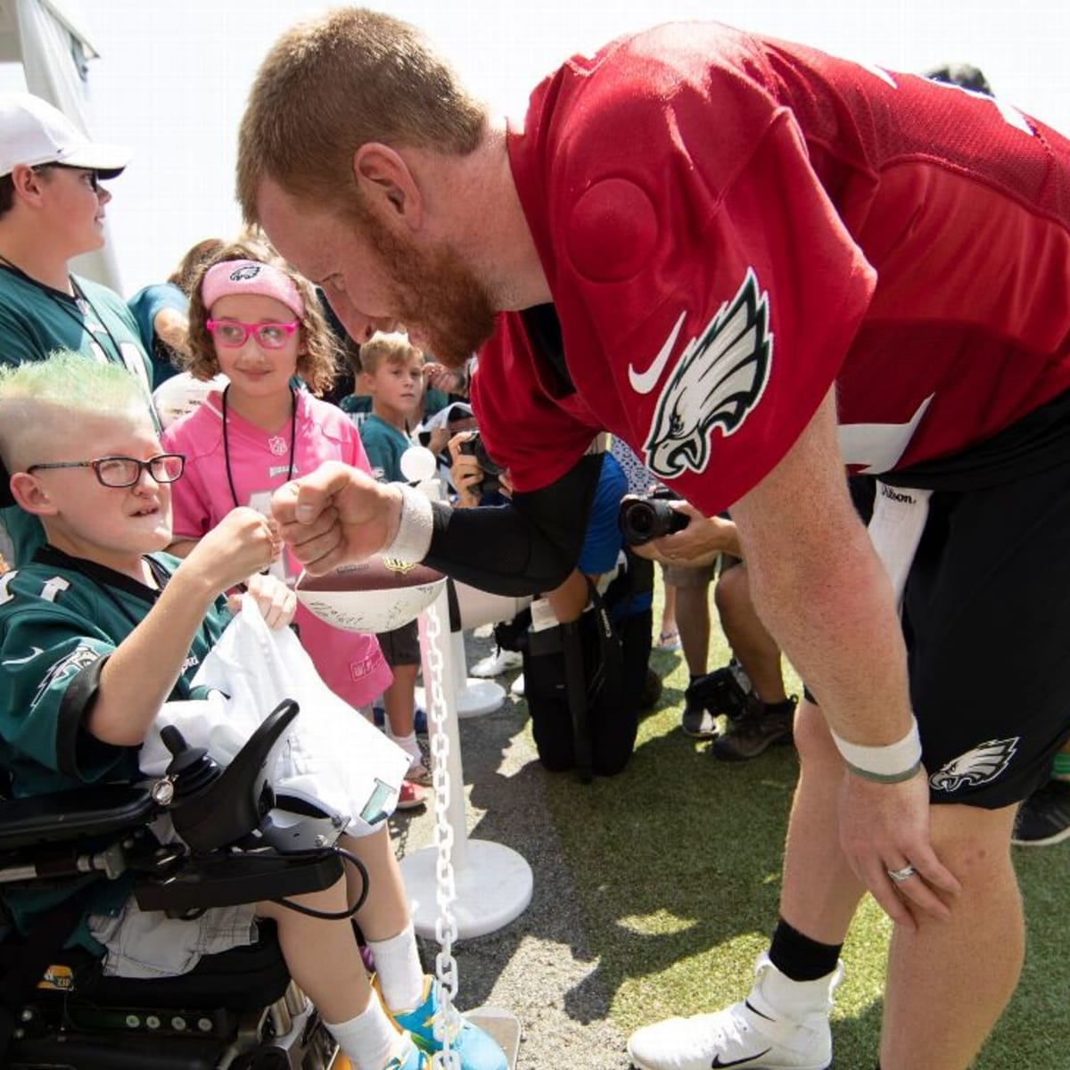 Colts revealed Carson Wentz's jersey number with kind gesture to Philly  super fan