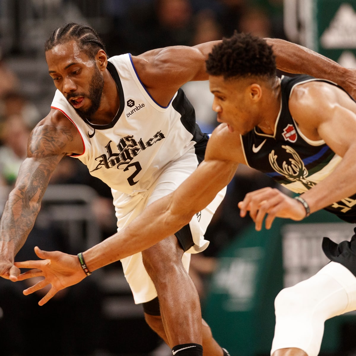 Milwaukee Bucks vs LA Clippers photos at Fiserv Forum