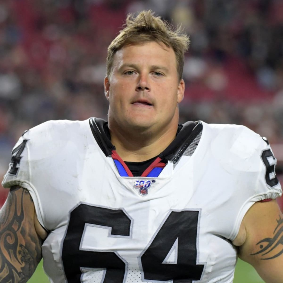 Las Vegas Raiders guard Richie Incognito (64) during training camp