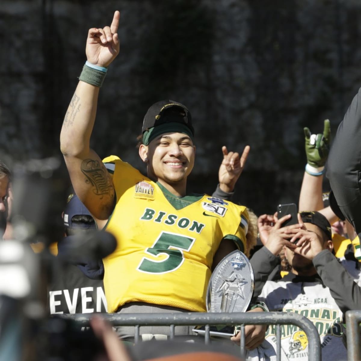 Heading toward pro day, former Bison QB Trey Lance likened to Steve McNair  - InForum