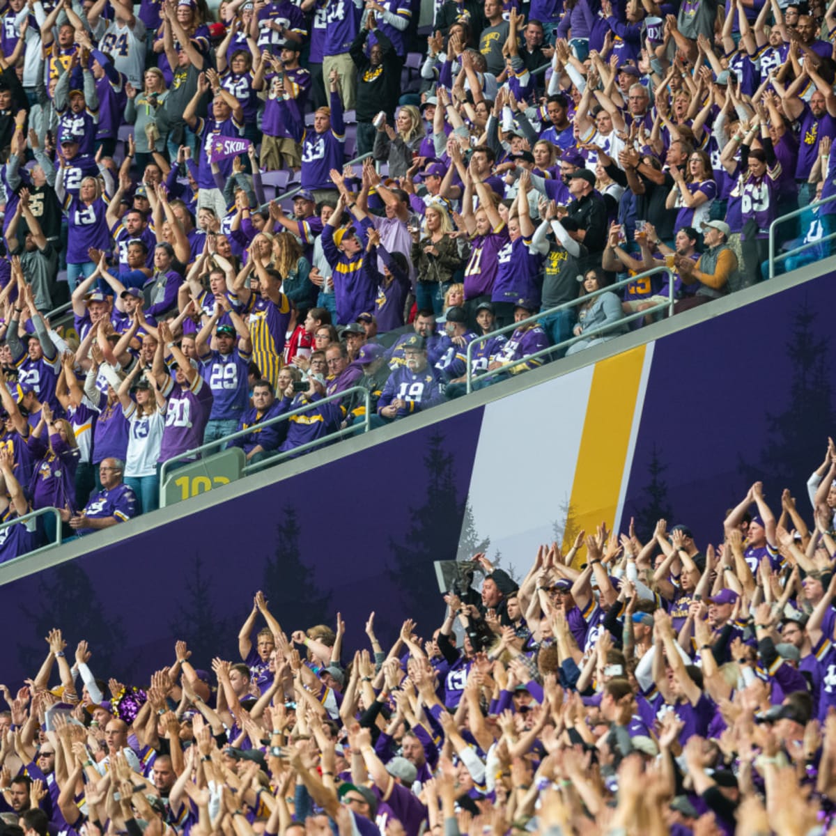 LOOK: Vikings fans take over Bank of America Stadium in Week 4