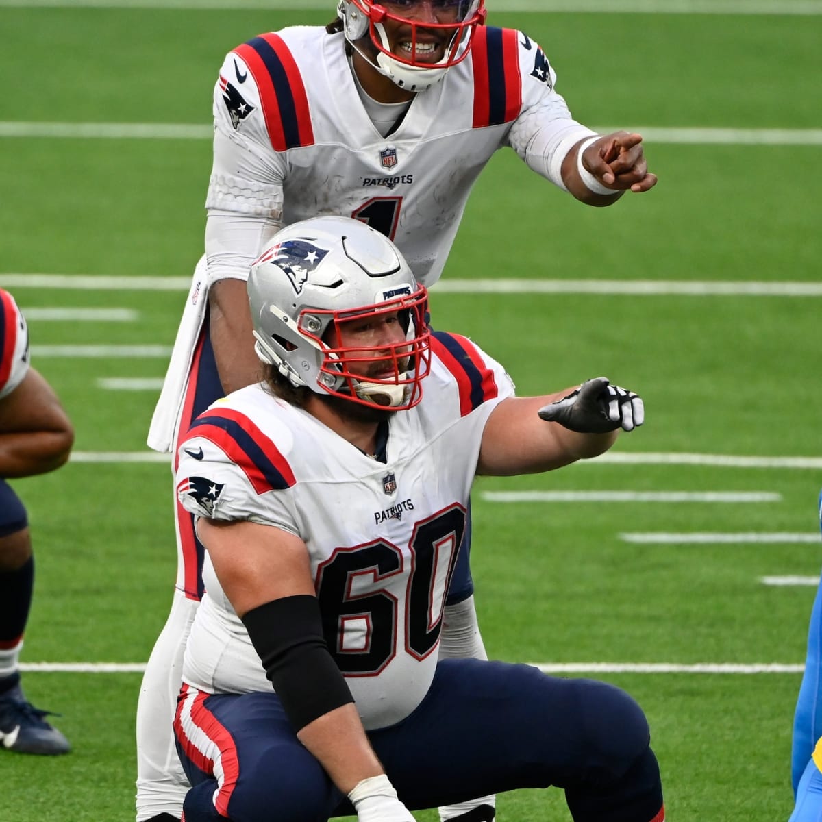 David Andrews is the anchor of the Patriots' offensive line