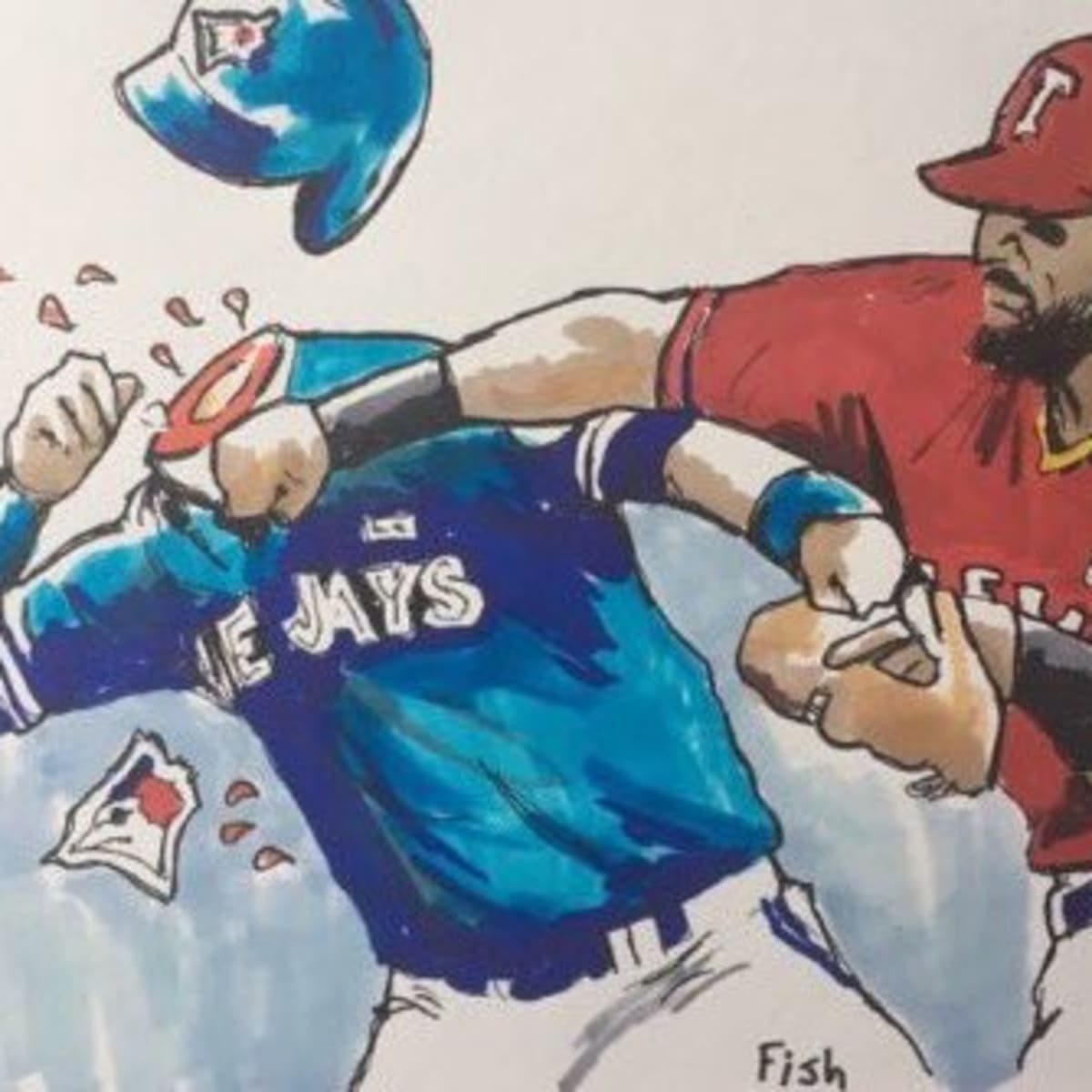 Rougned Odor 'punch' mural in Arlington can stay as painted under new city  policy - for now