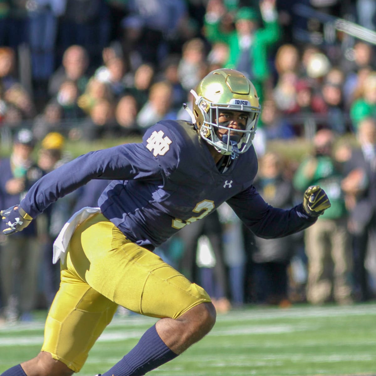 Jalen Elliott Makes Spring Surge At Safety - InsideNDSports