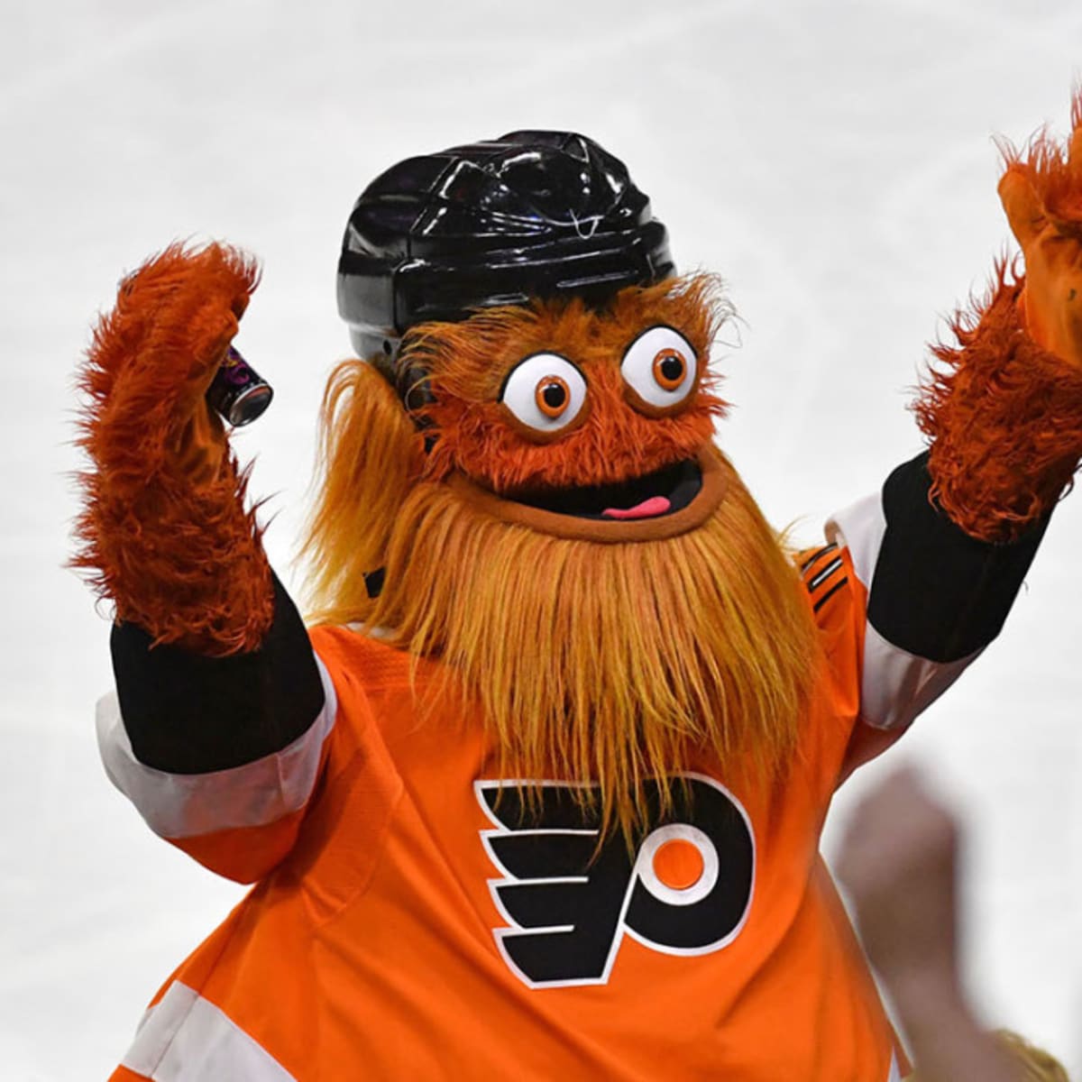 Huge furry orange NHL mascot Gritty being investigated by cops for  'punching 13-year-old boy as hard as he could' – The US Sun
