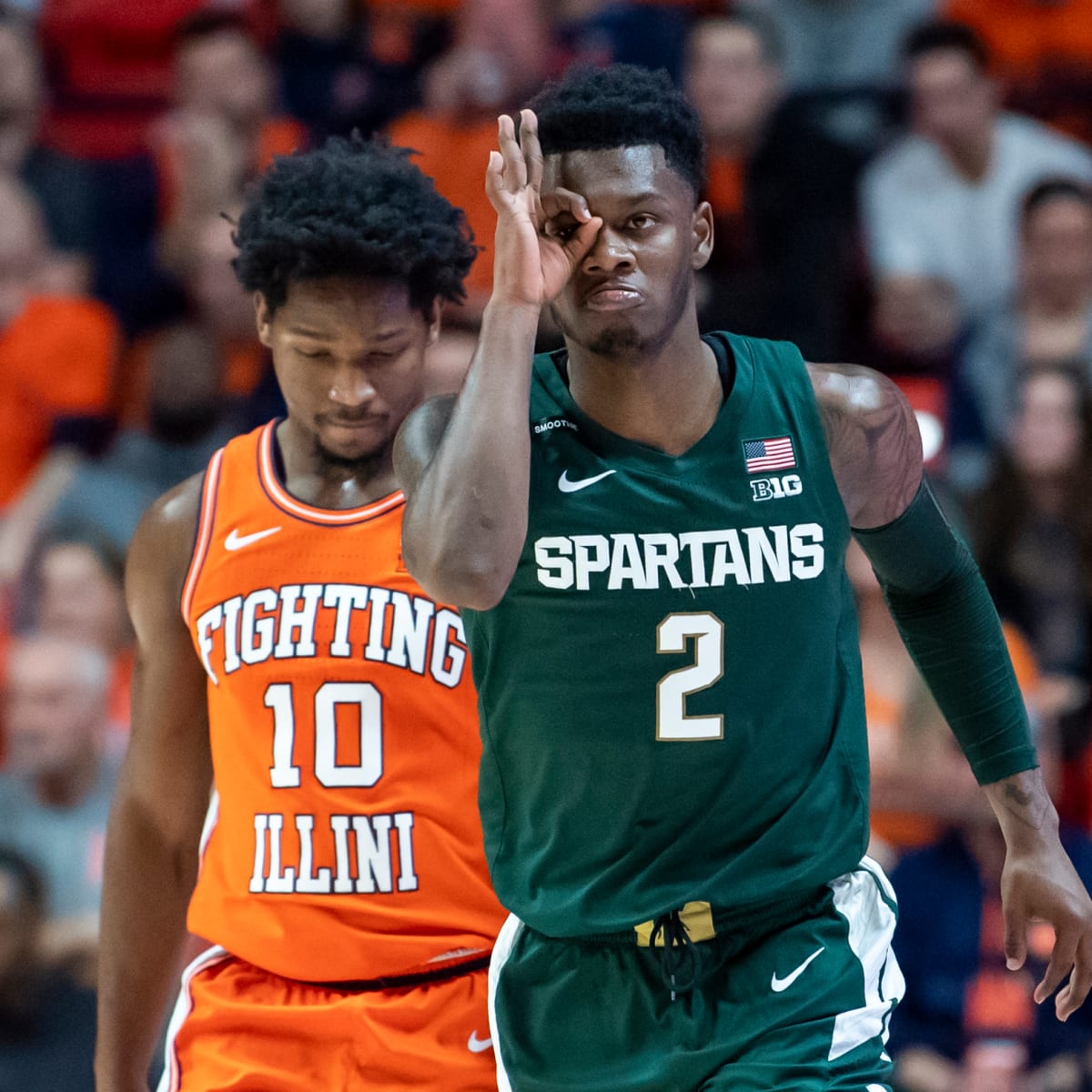 Illinois star Ayo Dosunmu out indefinitely with broken nose suffered in  Michigan State loss