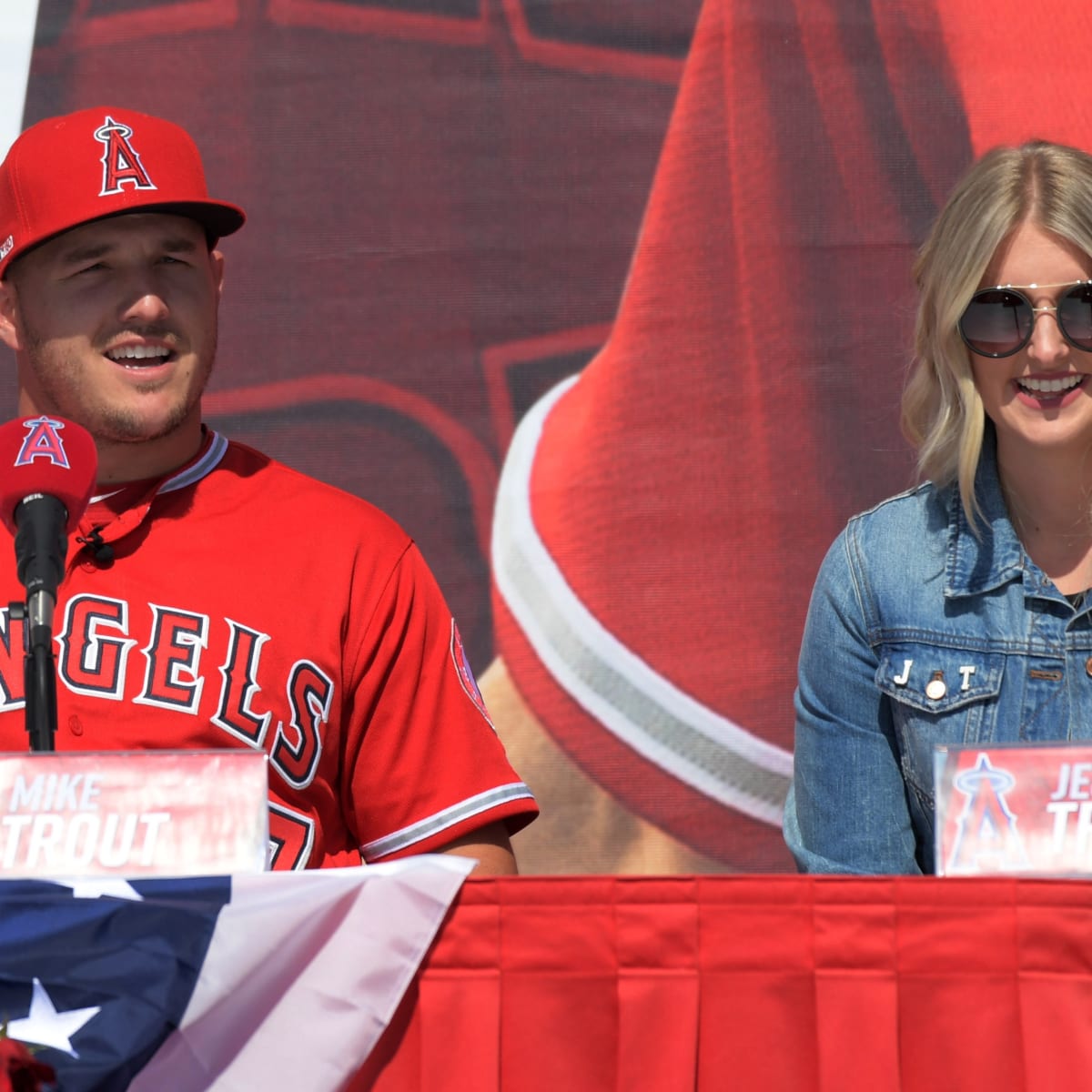 Mike Trout and wife reveal they are expecting a baby with epic video
