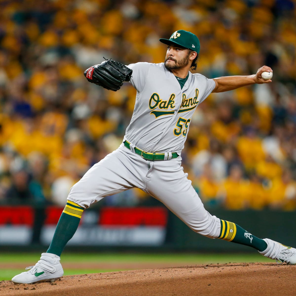 Sean Manaea continues to develop his slider in second spring start – East  Bay Times