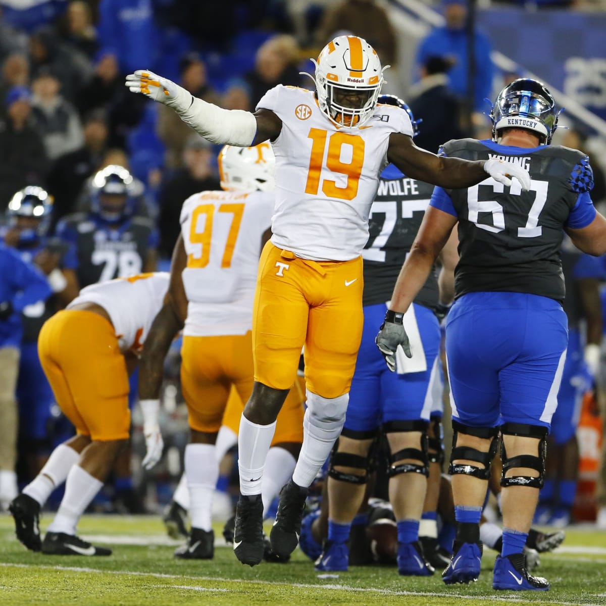 Draft Prospect Profile  DE/LB Darrell Taylor, Tennessee - Sports  Illustrated New York Giants News, Analysis and More