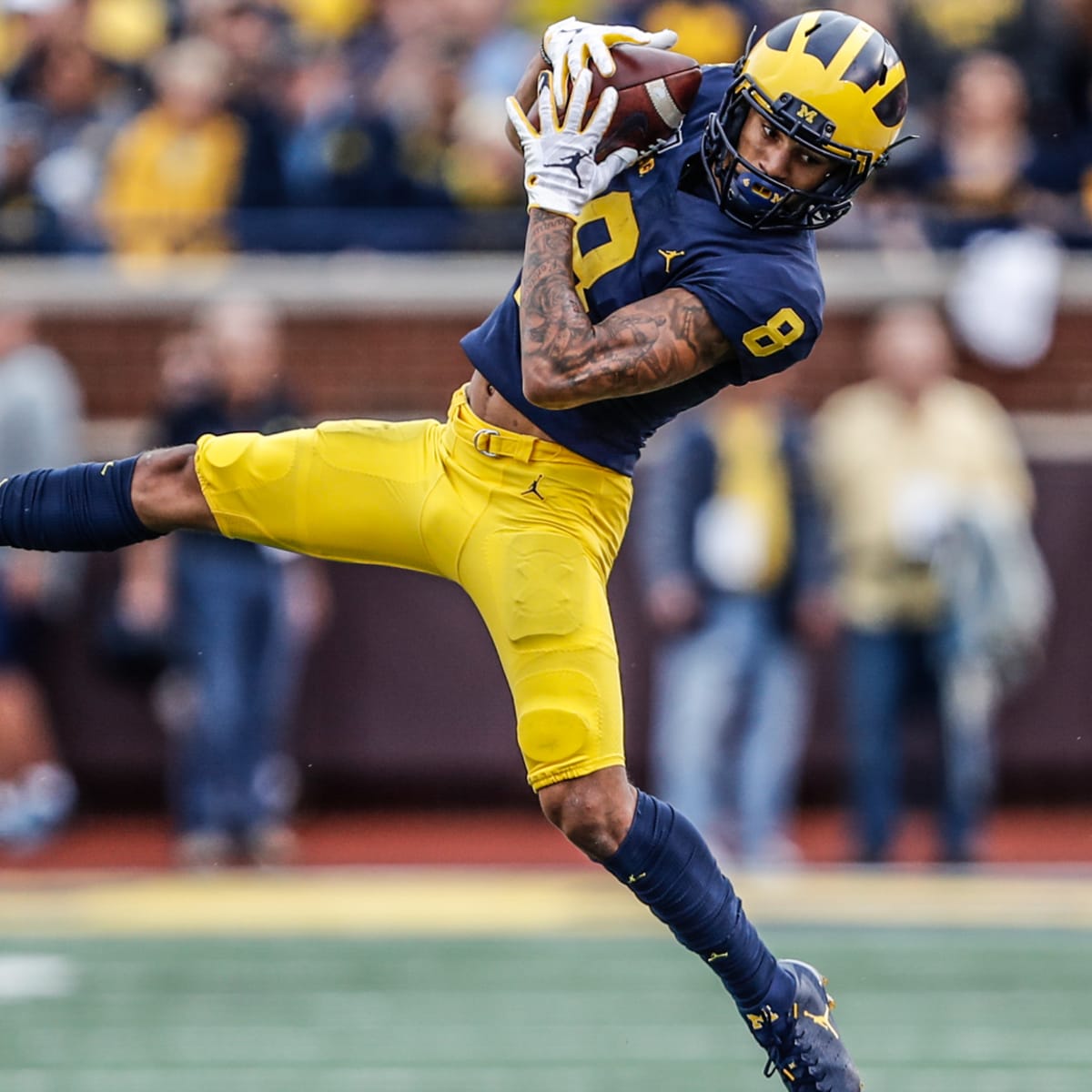 Michigan football WR Mike Sainristil: Nico Collins unsure on return