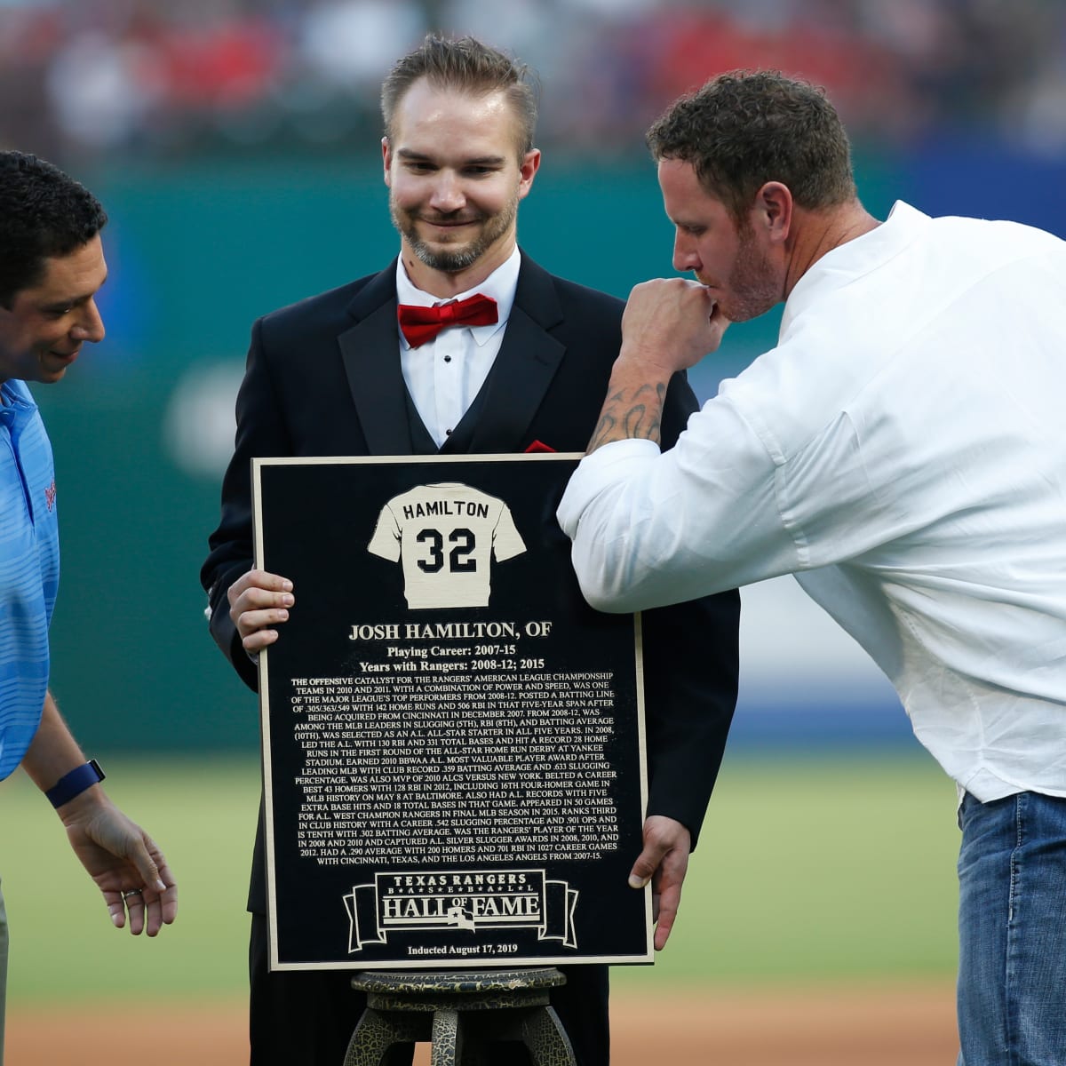 Josh Hamilton inducted to Texas Rangers Hall of Fame
