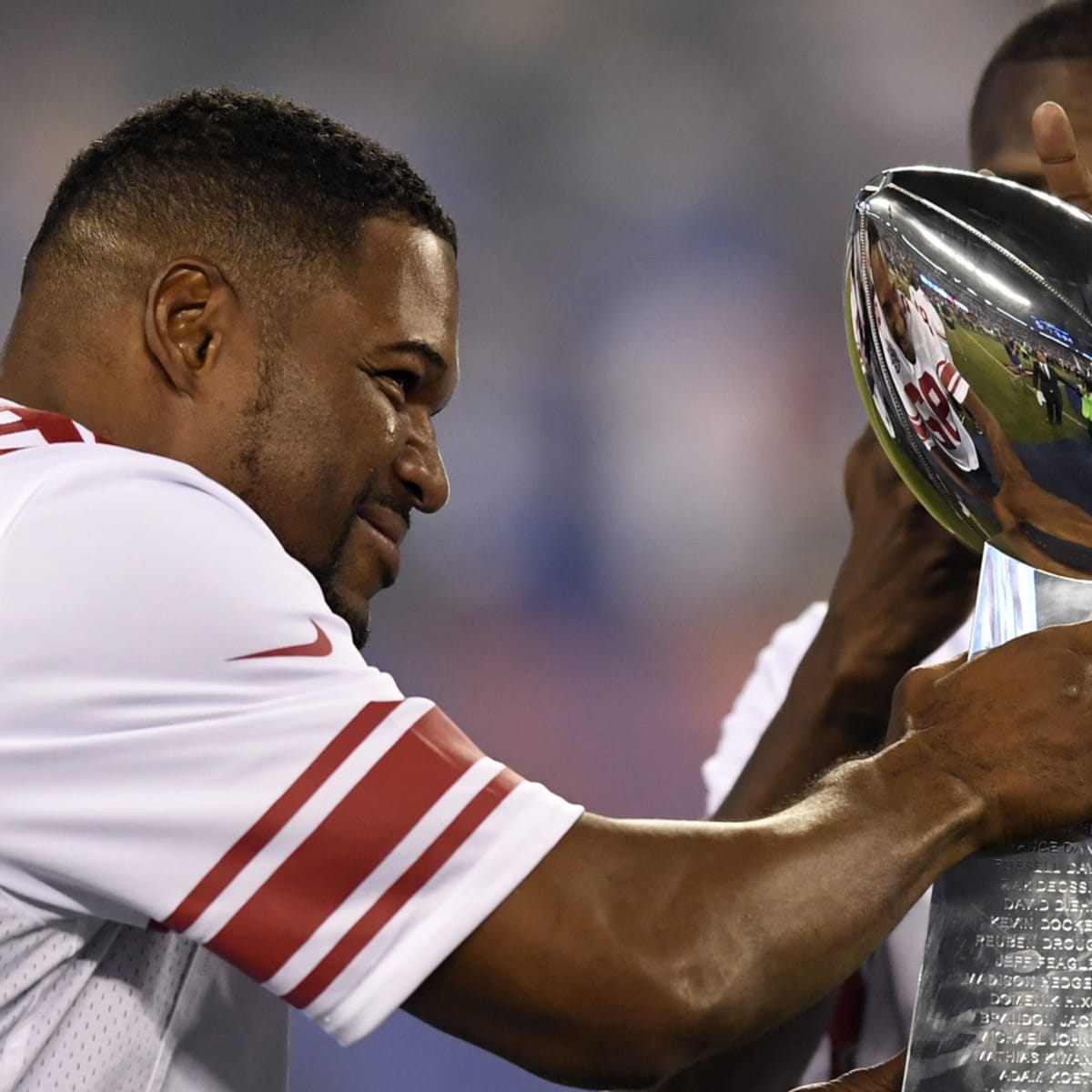 Giants hang on to beat Eagles after Michael Strahan tells impatient Giant  fans to 'appreciate what you got' – The Morning Call