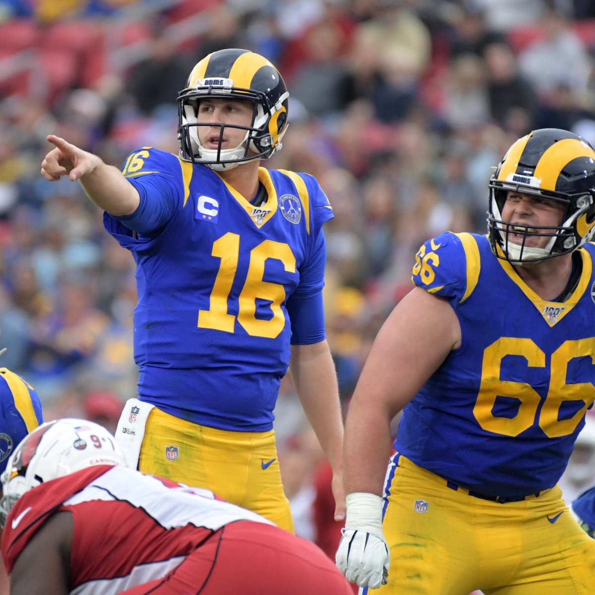 The LA Rams are halfway through QB Jared Goff's rookie contract