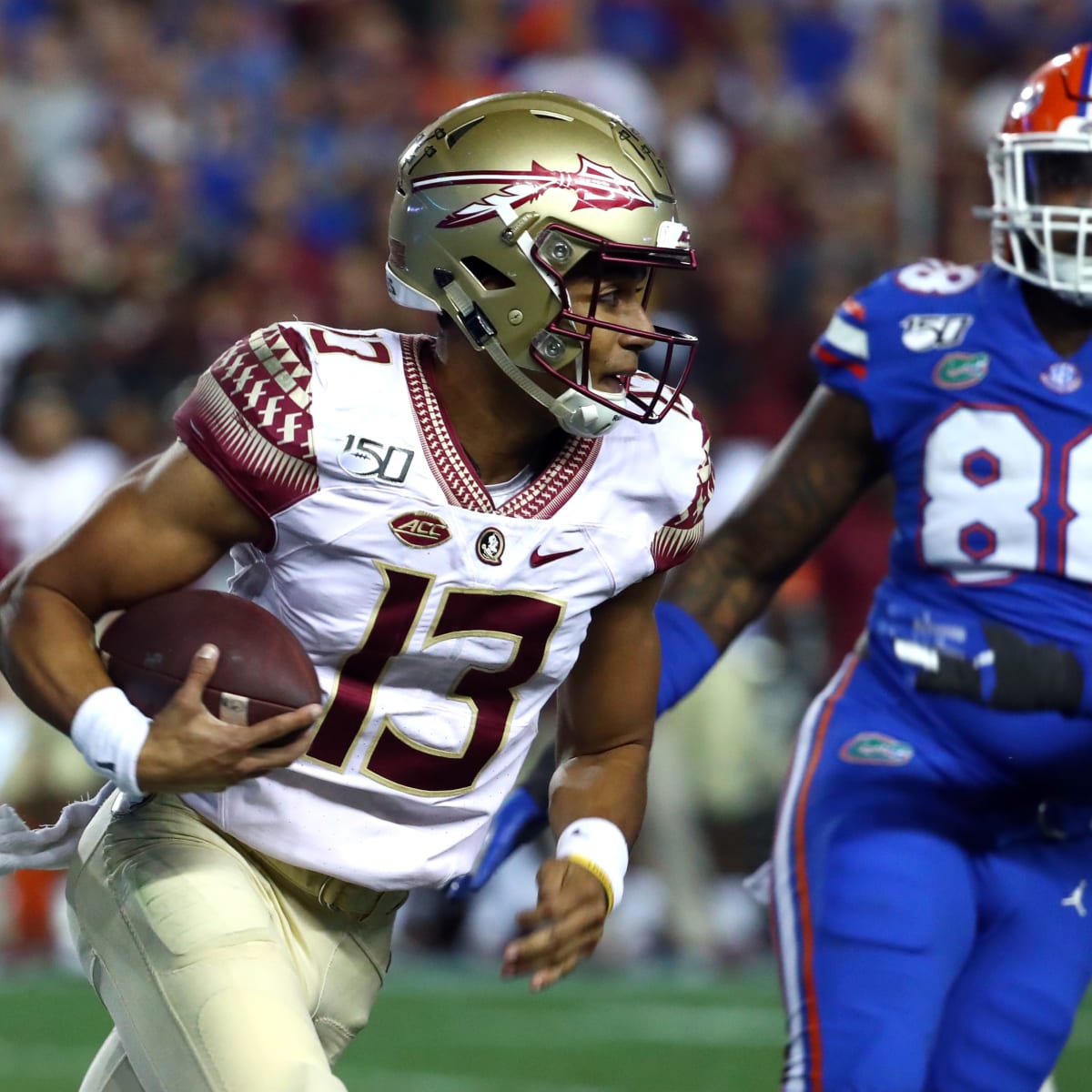 Florida State football's Tre Benson tops PFF's list as top running back in  2024 Draft class