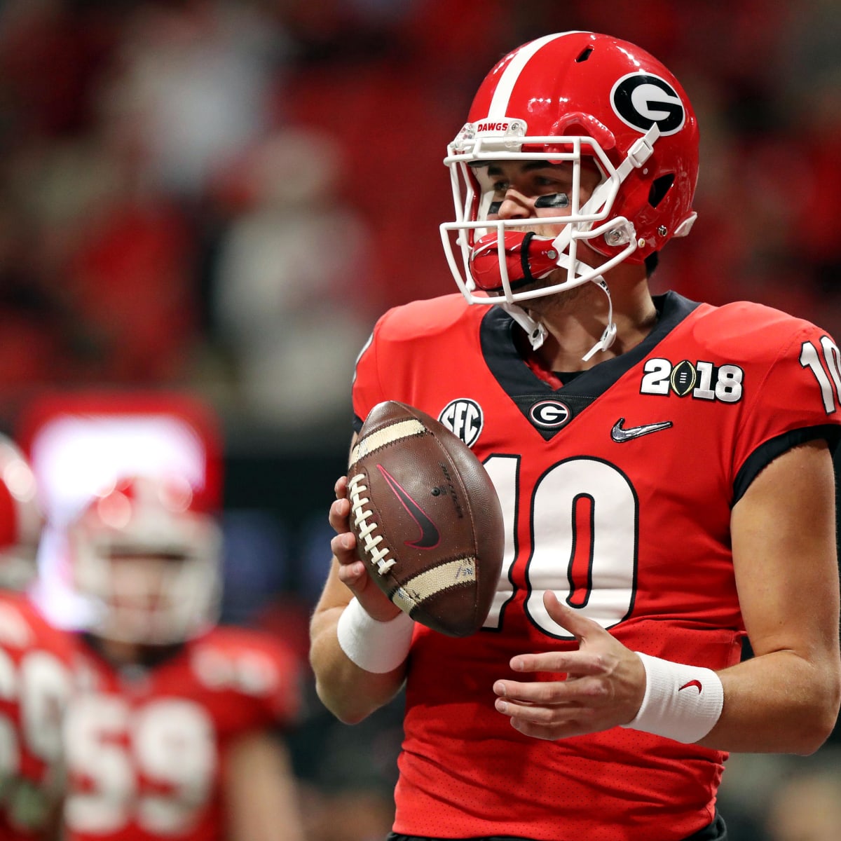 Georgia quarterback Jacob Eason injured