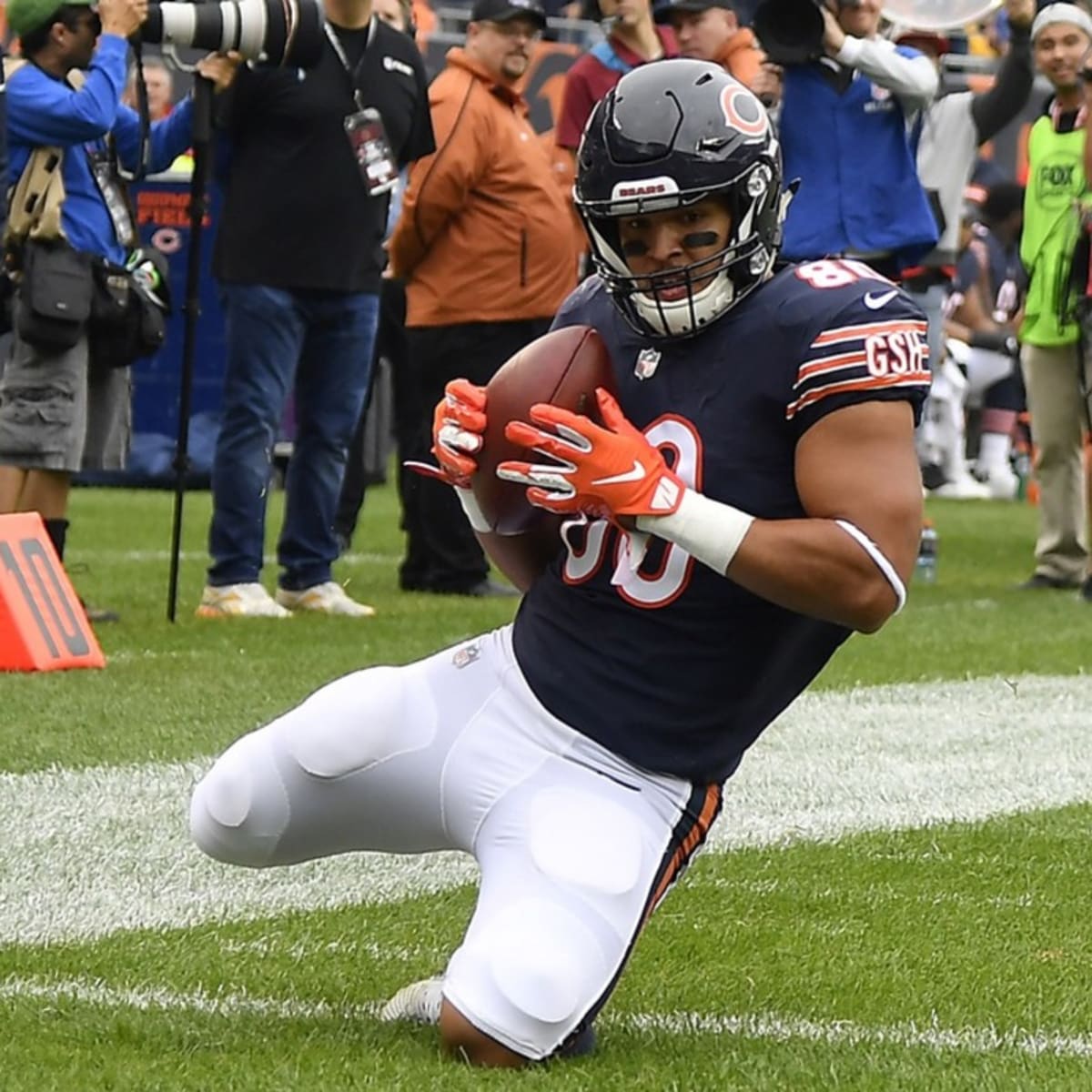 Colts Should Consider Signing Ex-Bears Tight End Trey Burton to