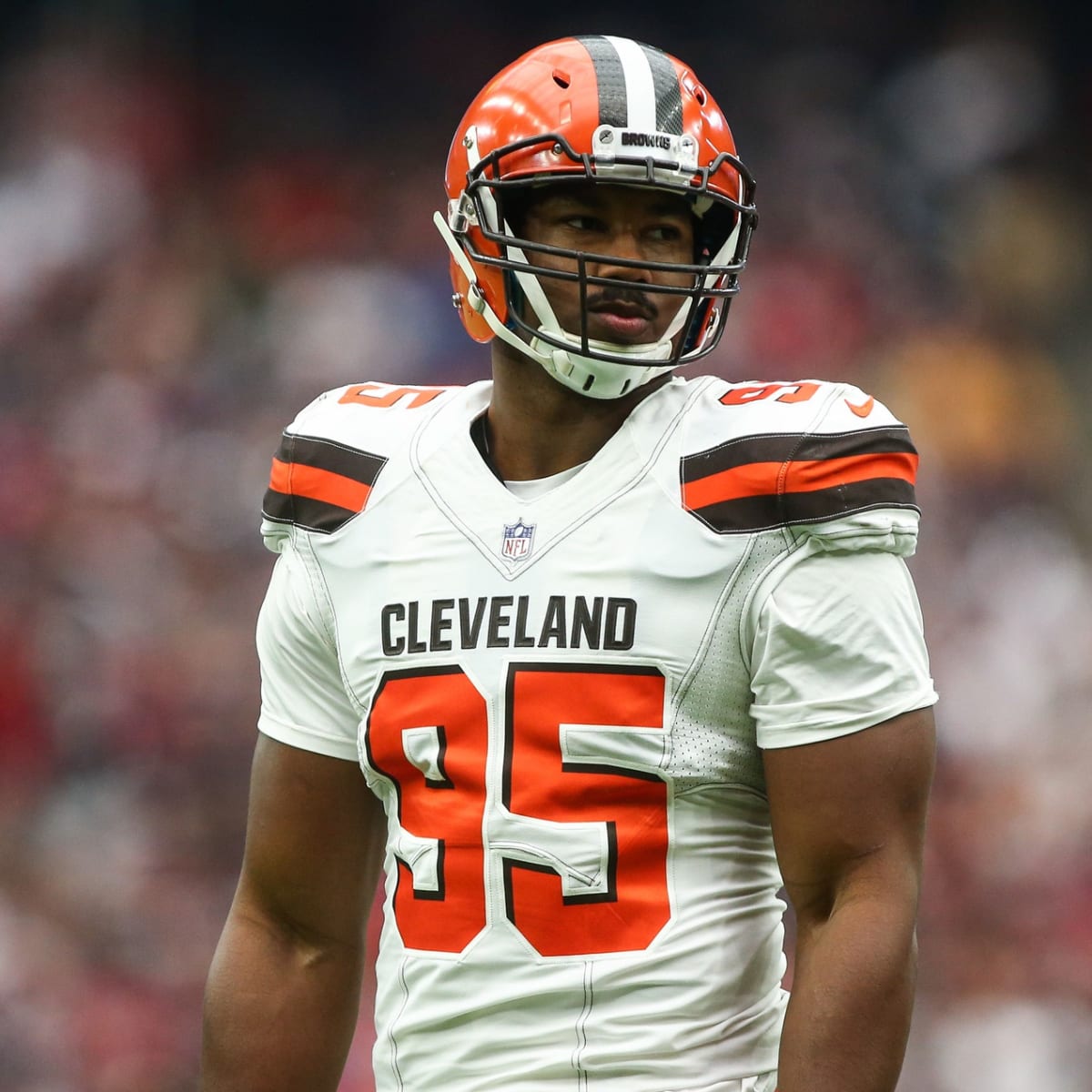 Talking Myles Garrett's shocking helmet swing at end of Browns