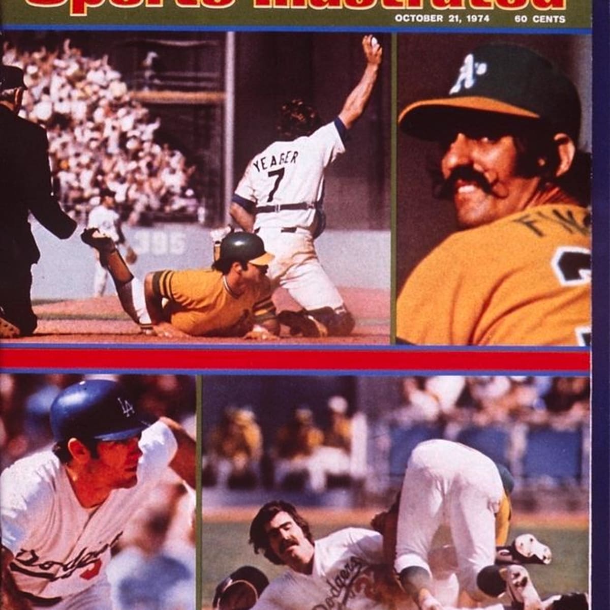 Oakland Athletics Catfish Hunter, 1972 World Series Sports Illustrated  Cover by Sports Illustrated