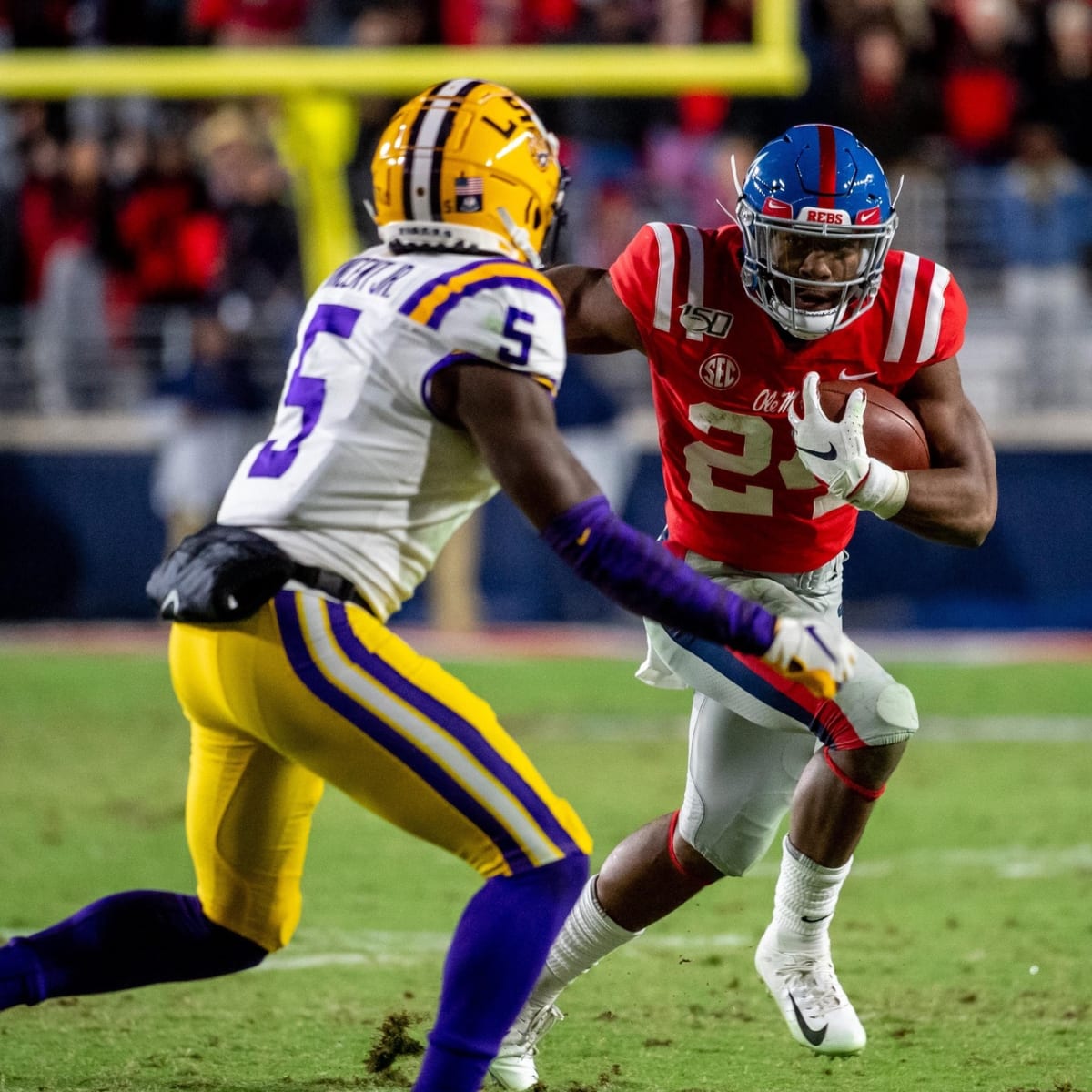 Ole Miss running backs coach Kevin Smith put up serious numbers in