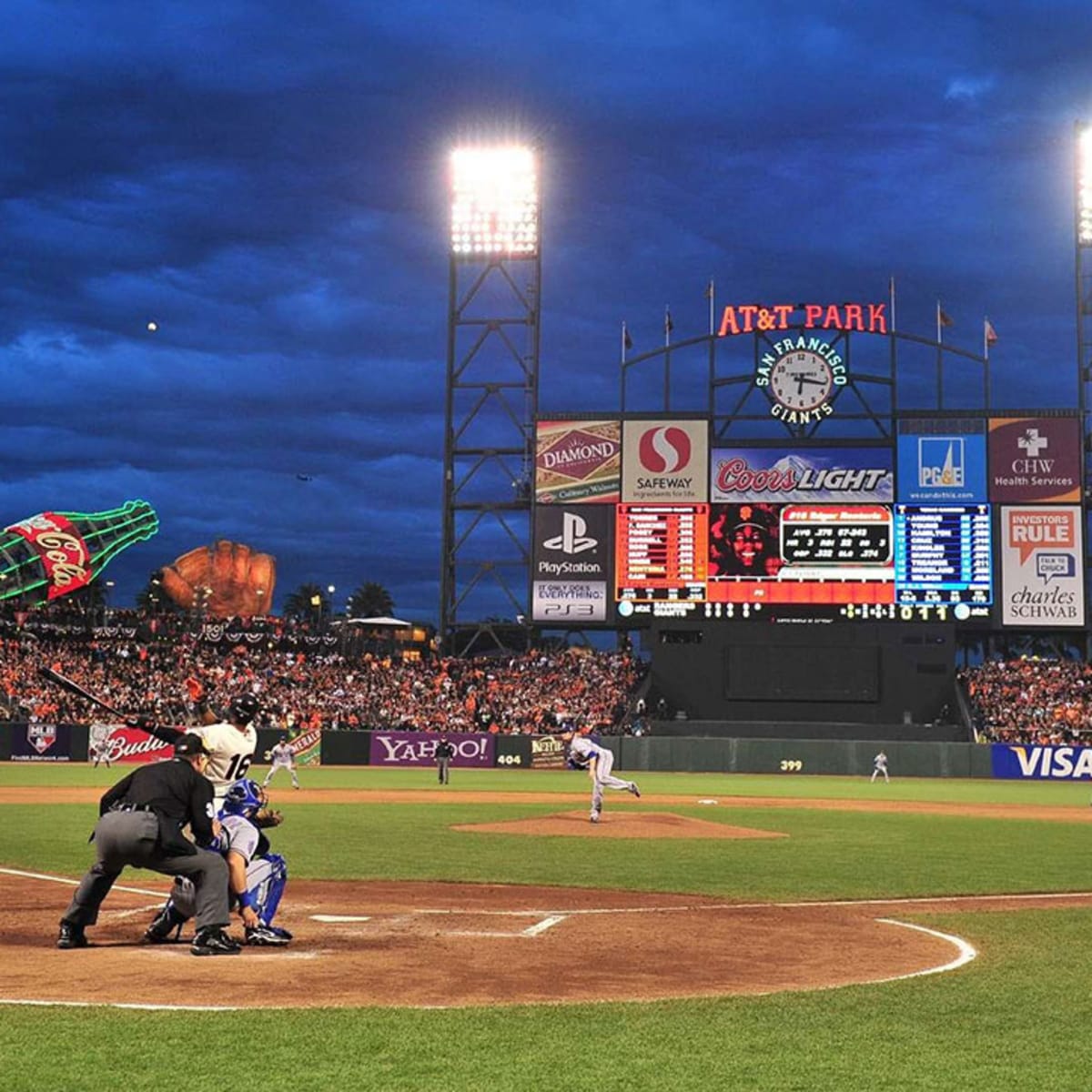 MLB San Francisco Giants 6x19 Stadium 3D View Banner