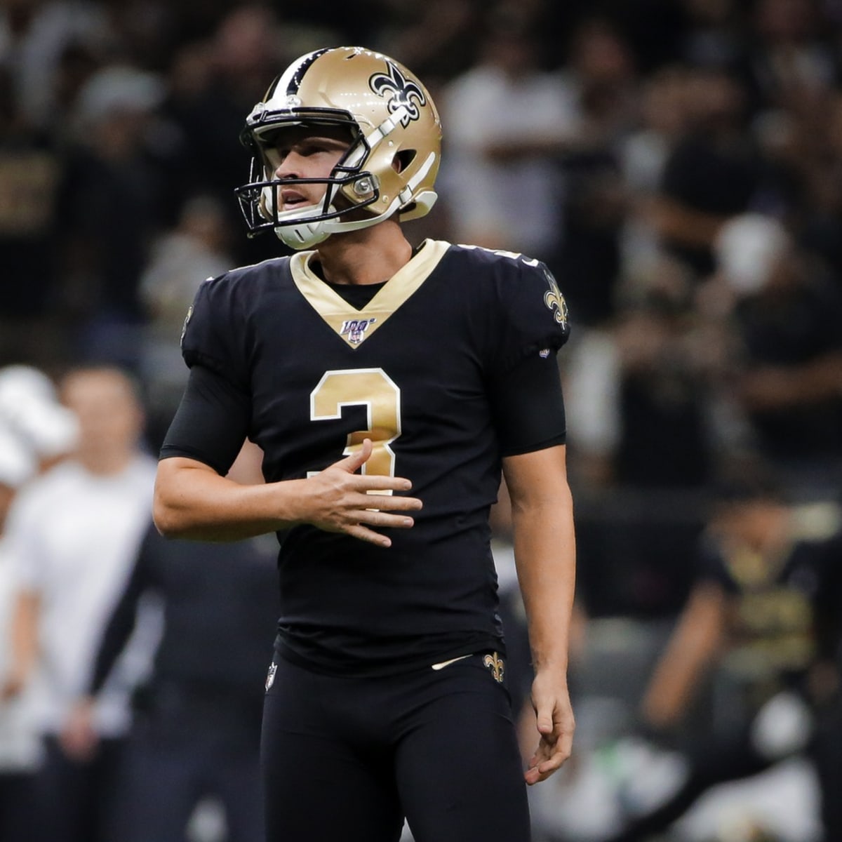 Wil Lutz has a perfect day at Saints training camp - Canal Street