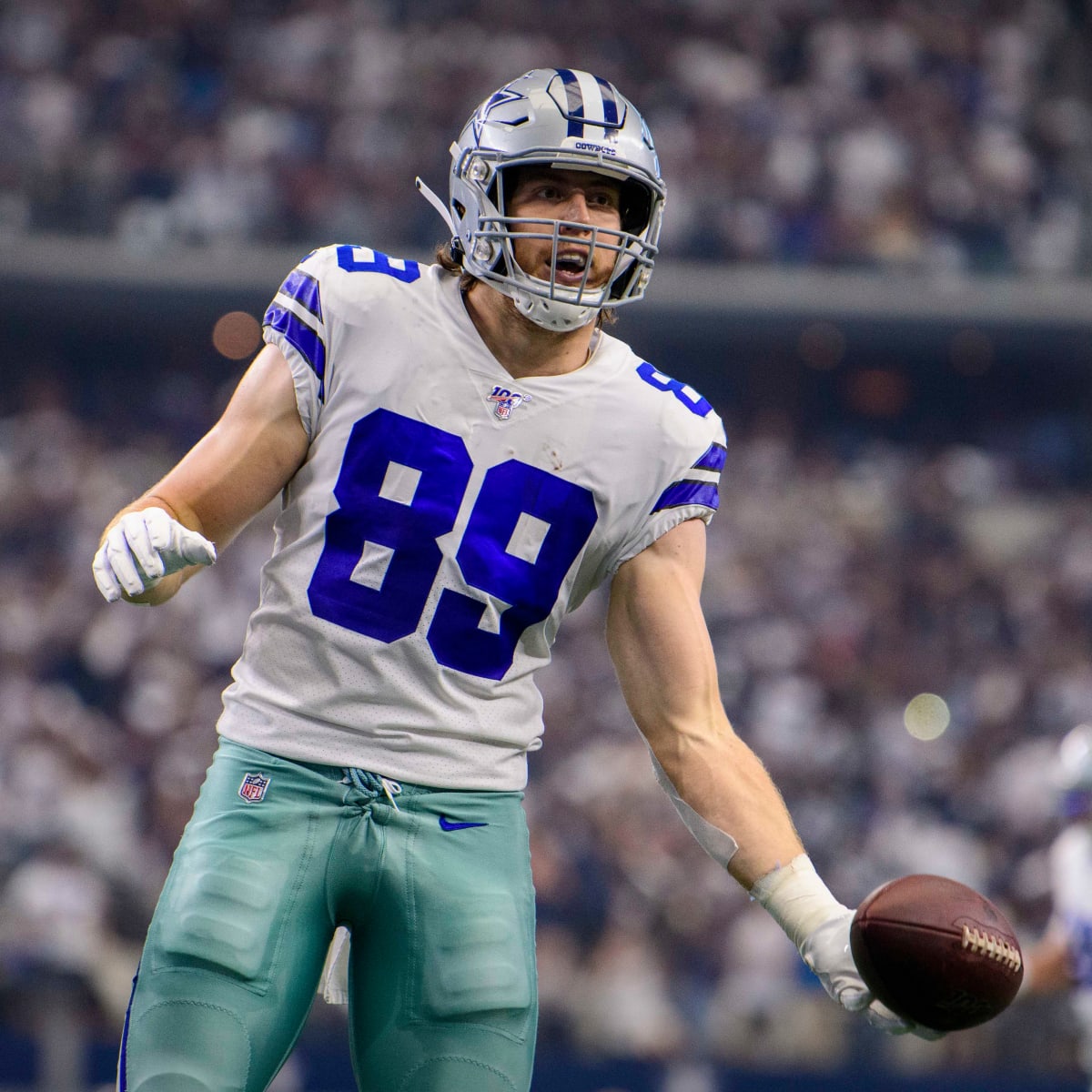 Dallas Cowboys tight end Blake Jarwin (89) participates in drills at the  team's NFL football training facility in Frisco, Texas, Wednesday, June 12,  2019. (AP Photo/Tony Gutierrez Stock Photo - Alamy