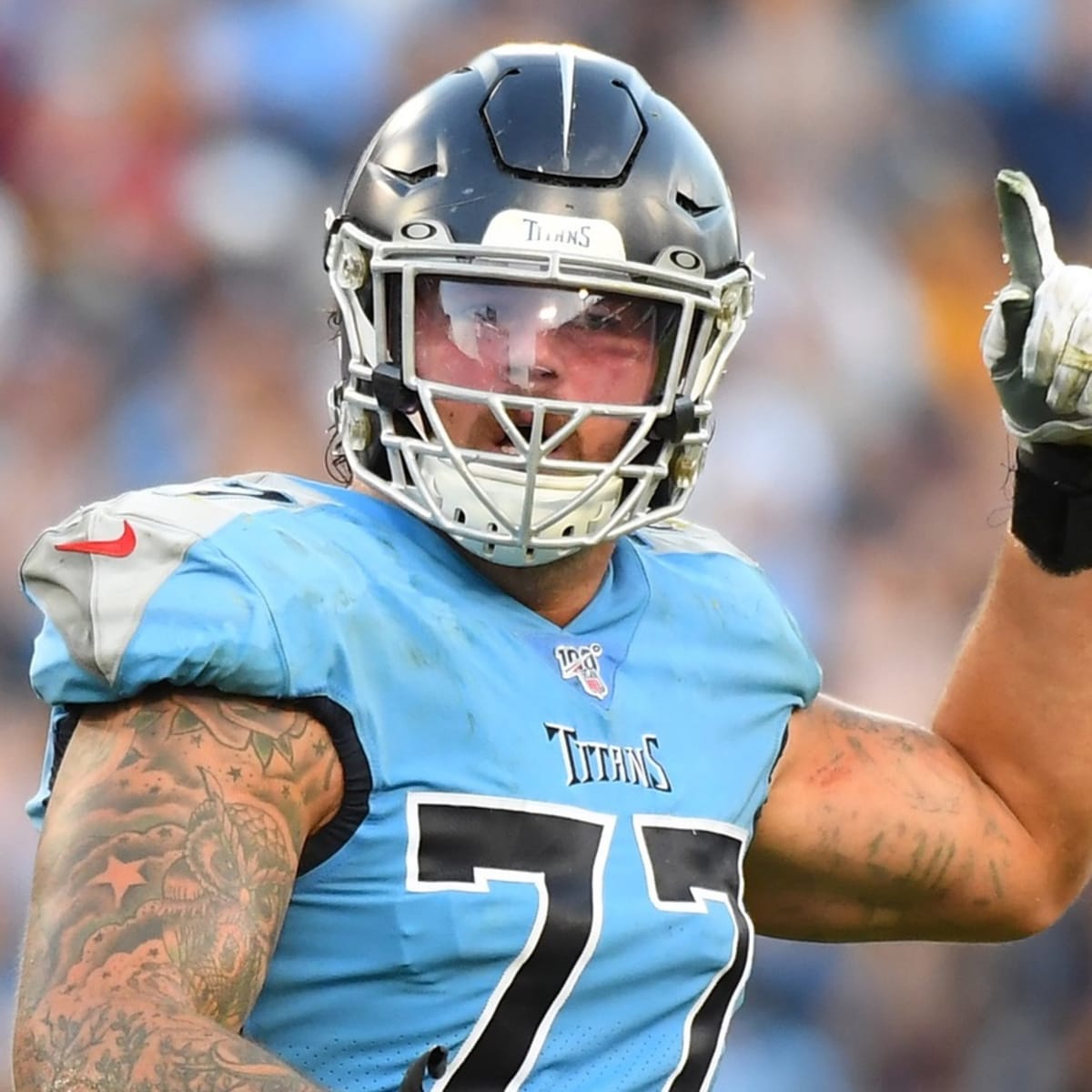 taylor lewan light blue jersey