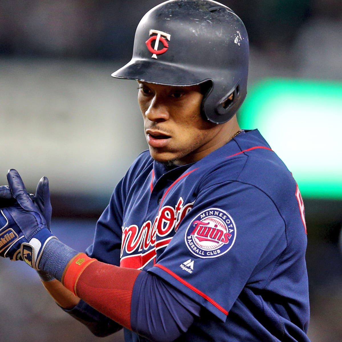 Jorge Polanco Minnesota Twins Majestic Official Cool Base Player